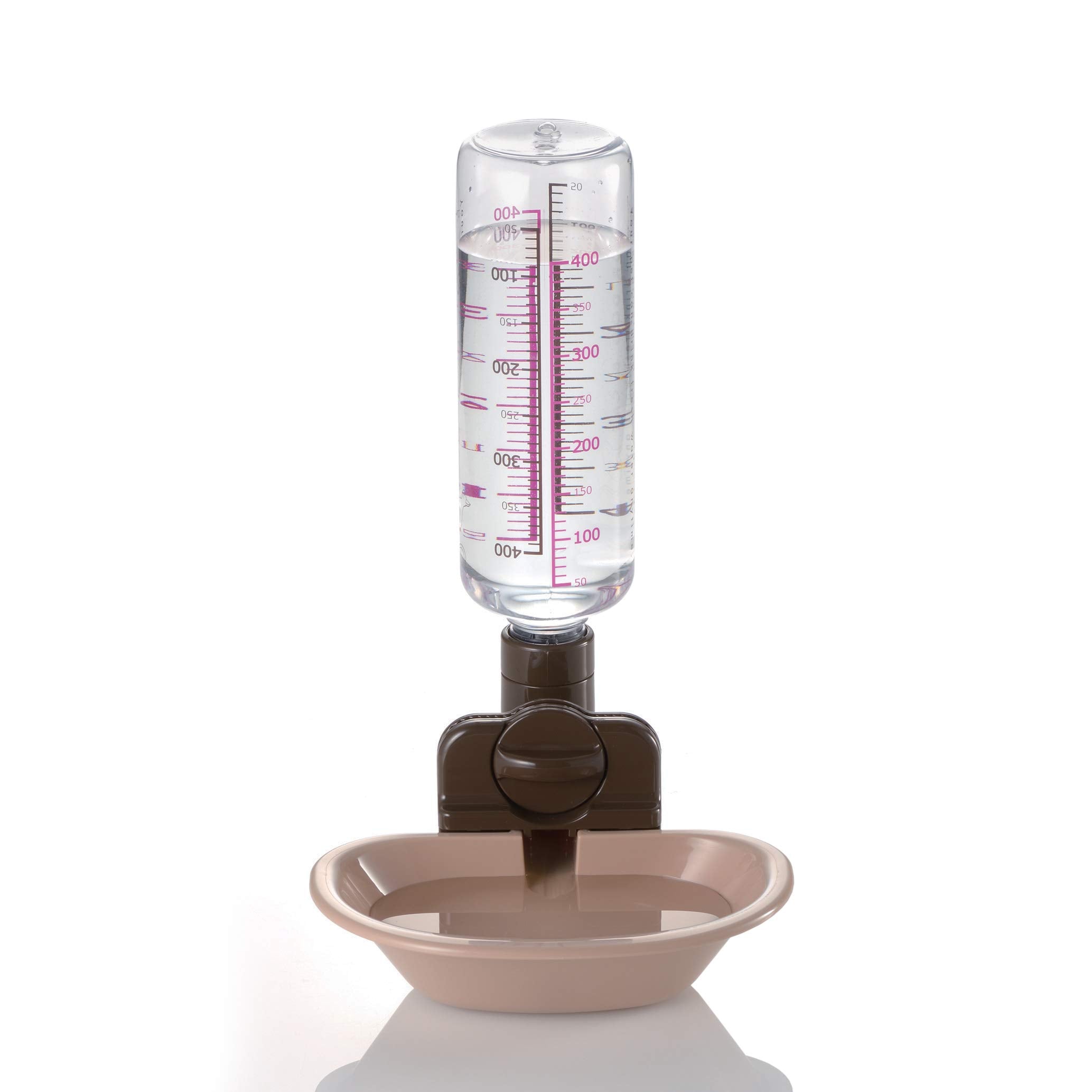 Richell Pet Water Rehydration Station, Gravity Fed Pet Water Station, Includes Bottle And Dish | Crate Attachment, Bpa Free - Includes Water Bottle And Detachable Dish