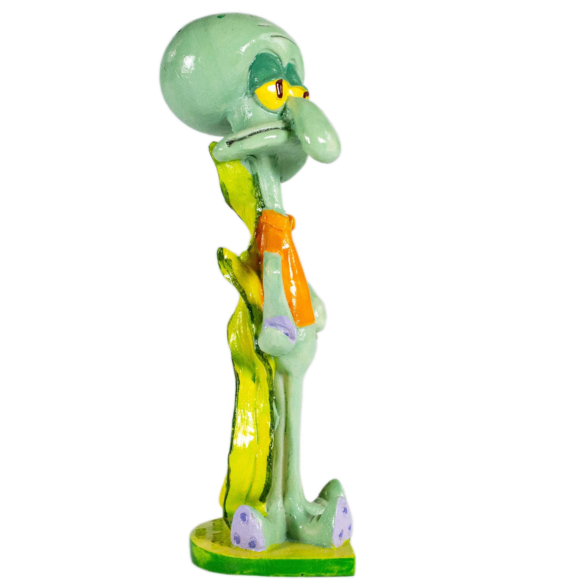 Penn-Plax Officially Licensed Spongebob Squidward Aquarium Resin D  cor Ornament - Bring a Little Bikini Bottom and Spongebob to