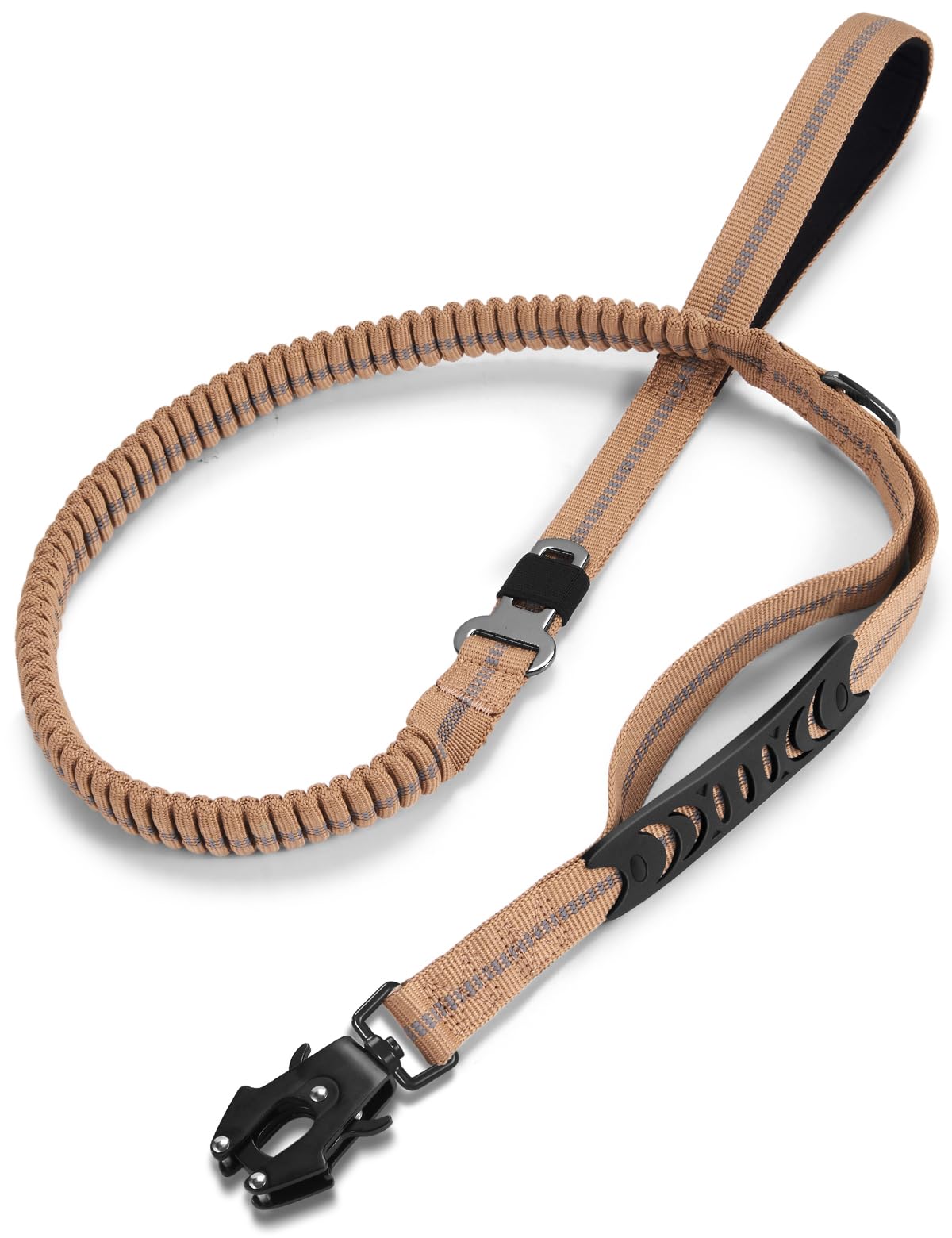 Tinmarda Dog Leashes For Medium Large Dogs Heavy Duty, 4-6Ft Shock Absorbing No Pull Dog Leash With Advanced Easy Metal Clip, 2 