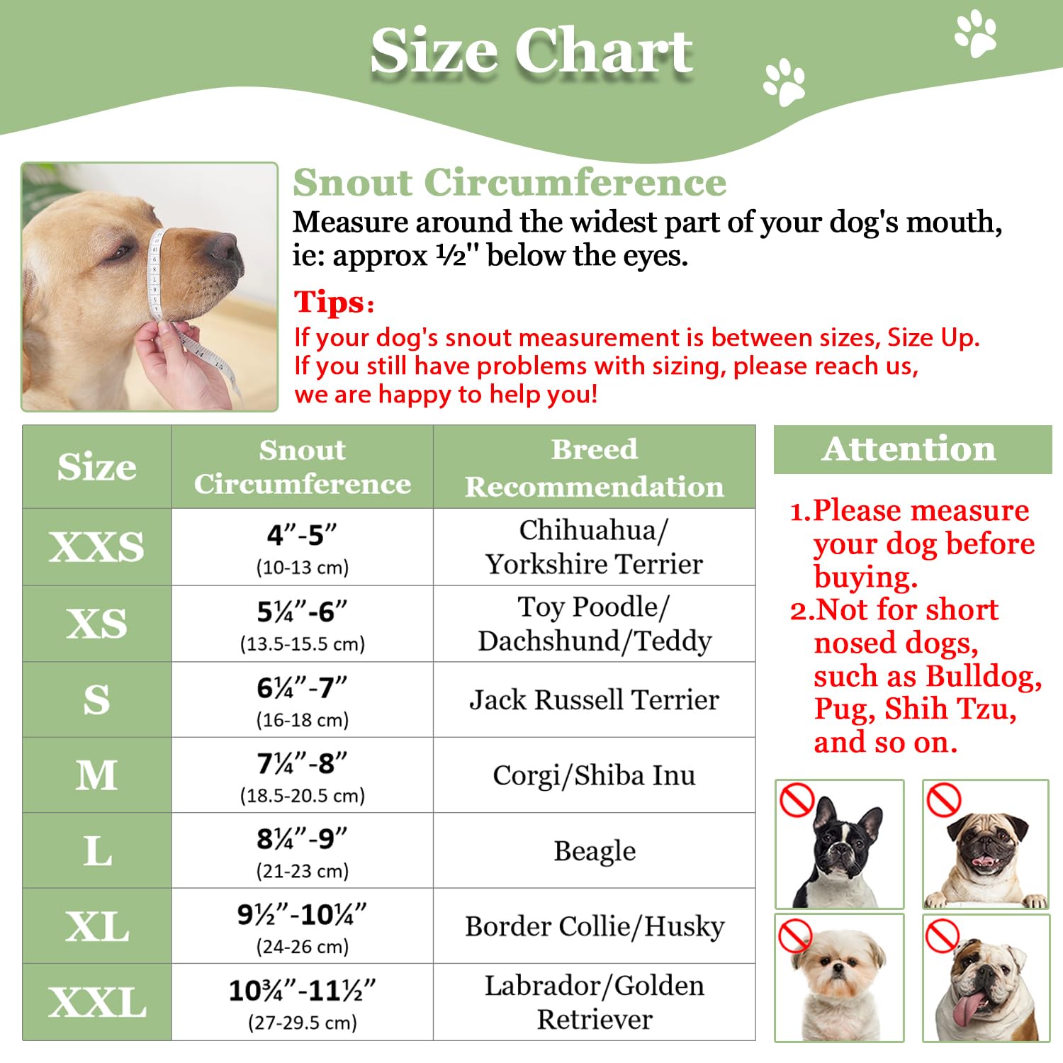 Mayerzon Dog Muzzle, Puppy Soft Mesh Muzzle For Small Medium Large Dogs Chihuahua Poodles Beagle Dachshund Corgis Labrador For B