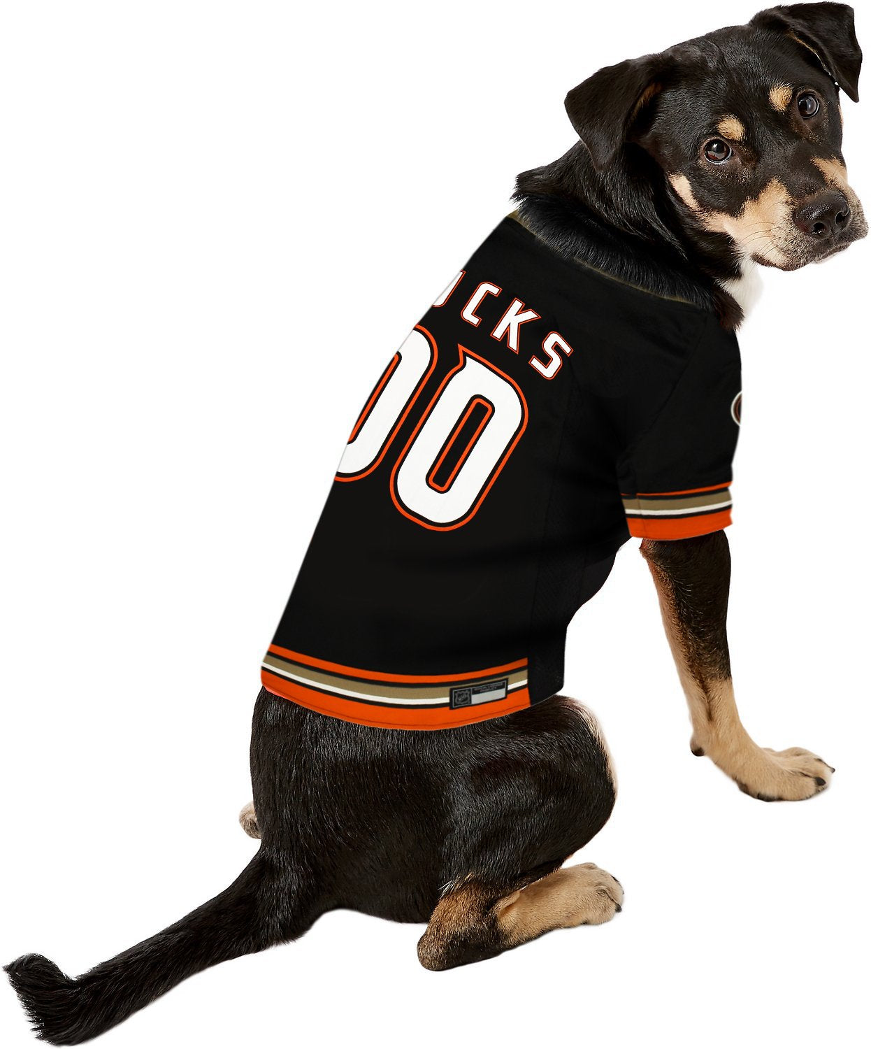 Pets First NHL Anaheim Ducks Jersey for Dogs & Cats, Large. - Let Your Pet Be A Real NHL Fan!