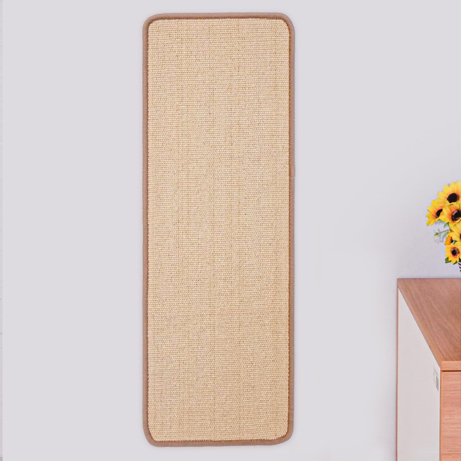 Cheerhome Pets Sisal Cat Scratcher For Indoor Cats Scratching Pad Vertical Cat Scratcher L Shape Cat Scratching Board Cat Scratc
