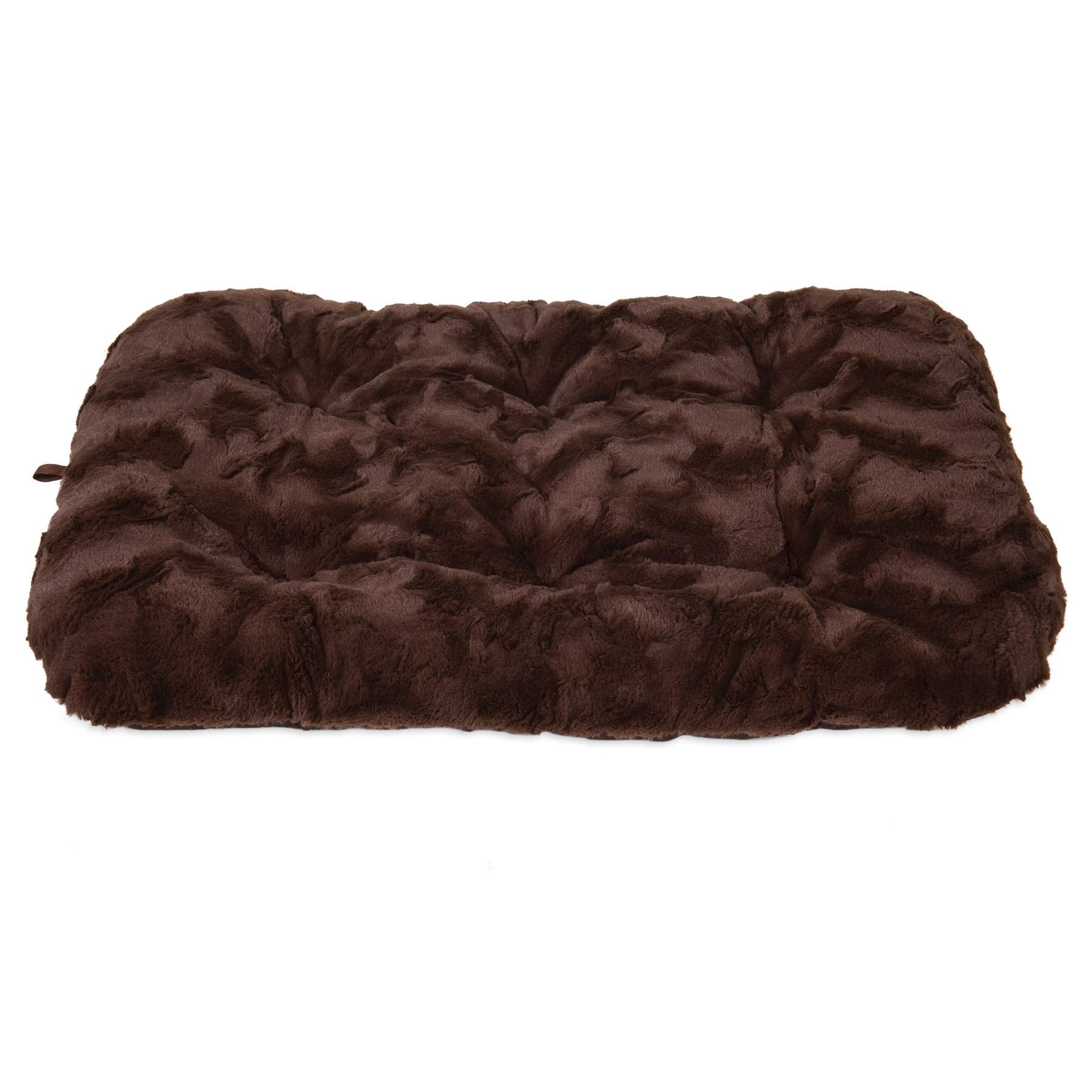 Precision Pet Products Snoozzy Cozy Comforter Crate Mat Brown For 36 Wire Crates