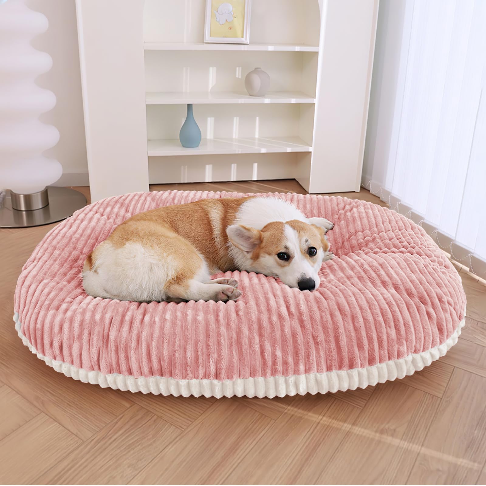 Patas Lague Reversible Orthopedic Dog Bed For Medium Dogs 30''X20'', Memory Foam Supportive Therapy Fillings Deep Sleep Pet Beds