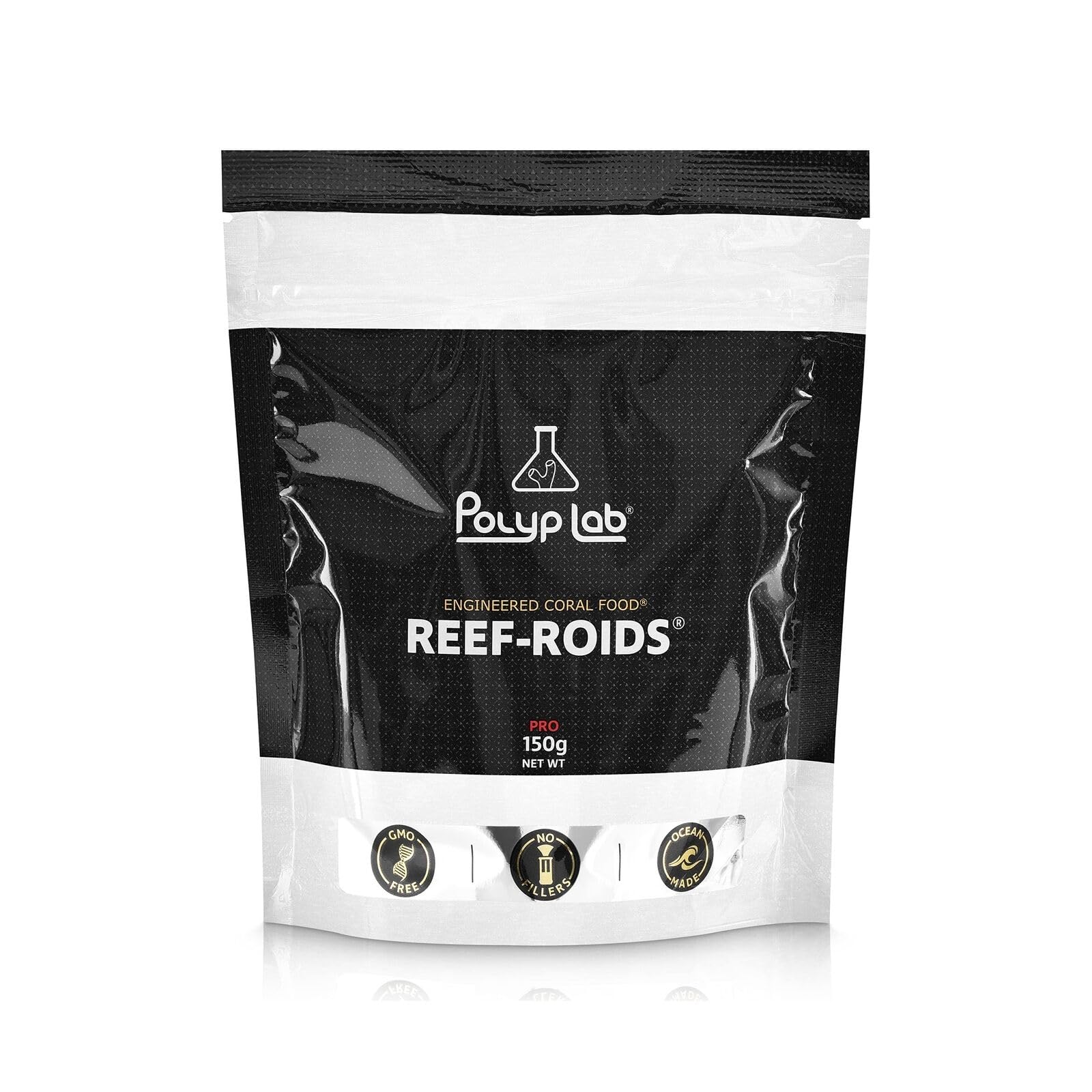 Polyplab - Professional Reef-Roids - Coral Food for Faster Growth - 150g (No Jar Included)