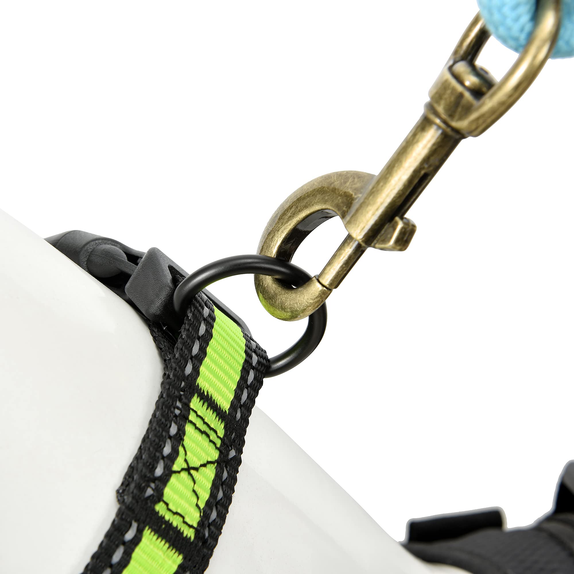 Mile High Life Dog Collar | Nylon Reflective Dog Collars | Light Weight Puppy Collars | Lime Green Dog Collars For Large Dogs (L