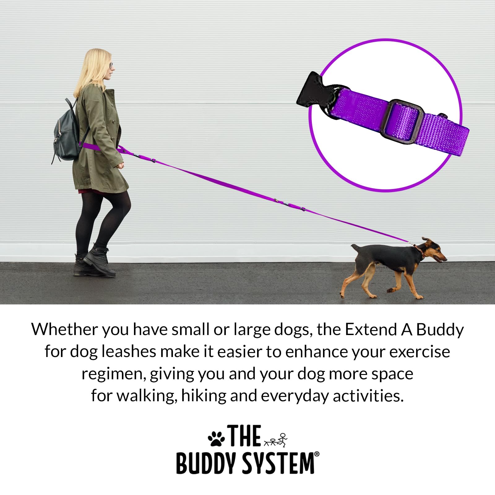 The Buddy System Extend A Buddy Small Purple