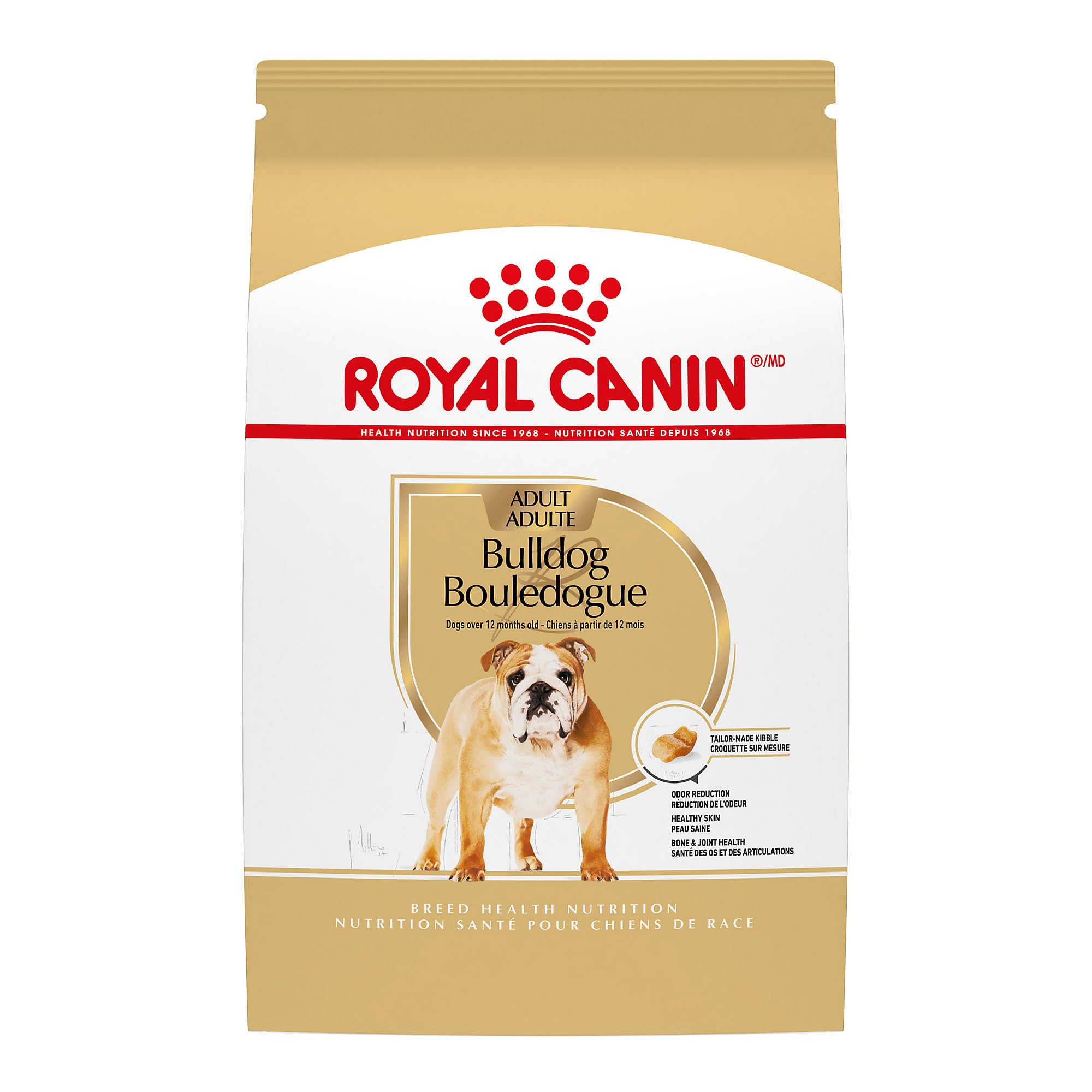 Royal Canin Bulldog Adult Dry Dog Food, 17 lb bag