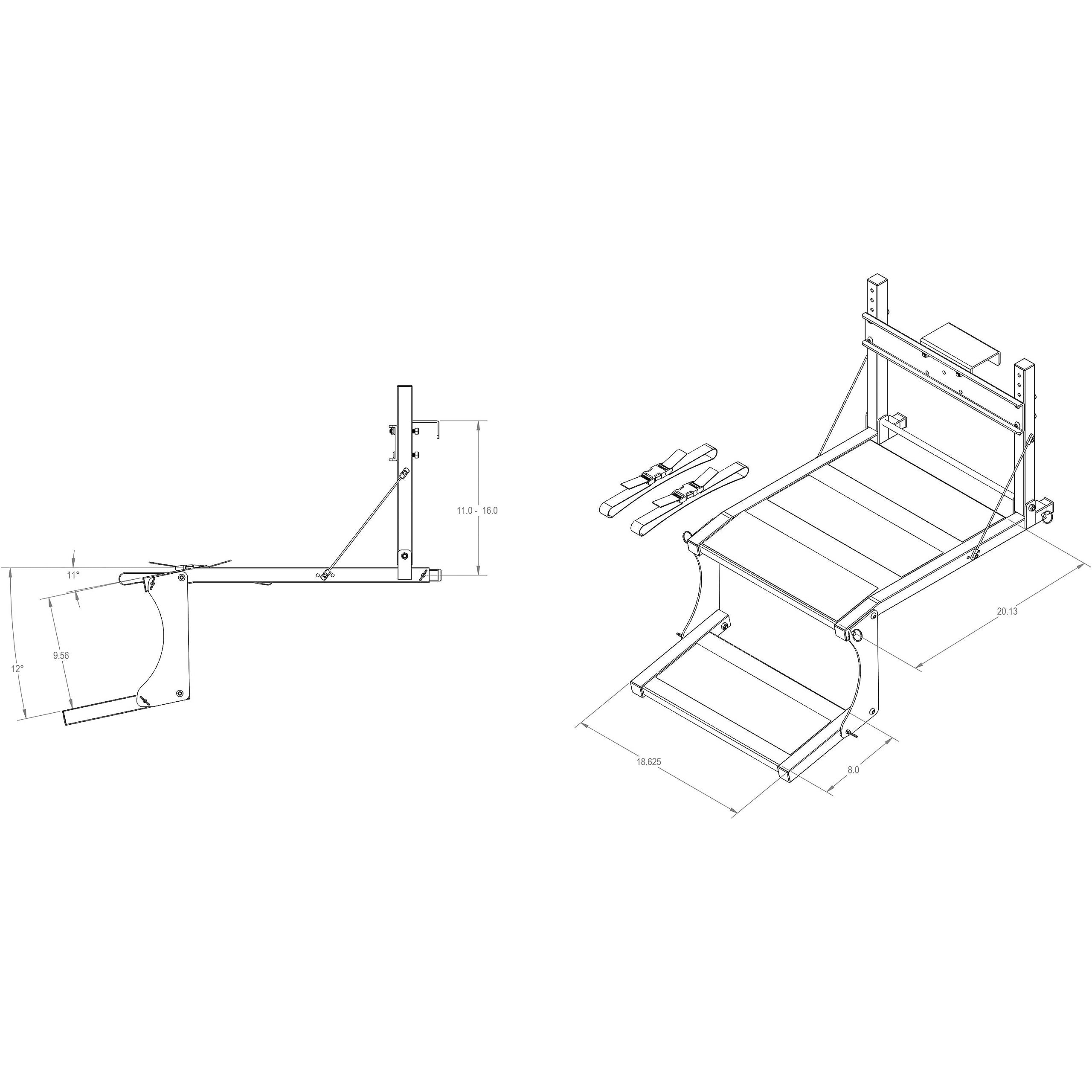 Extreme Max 3005.4246 Dog Ladder/Ramp Platform - Tan, Deluxe