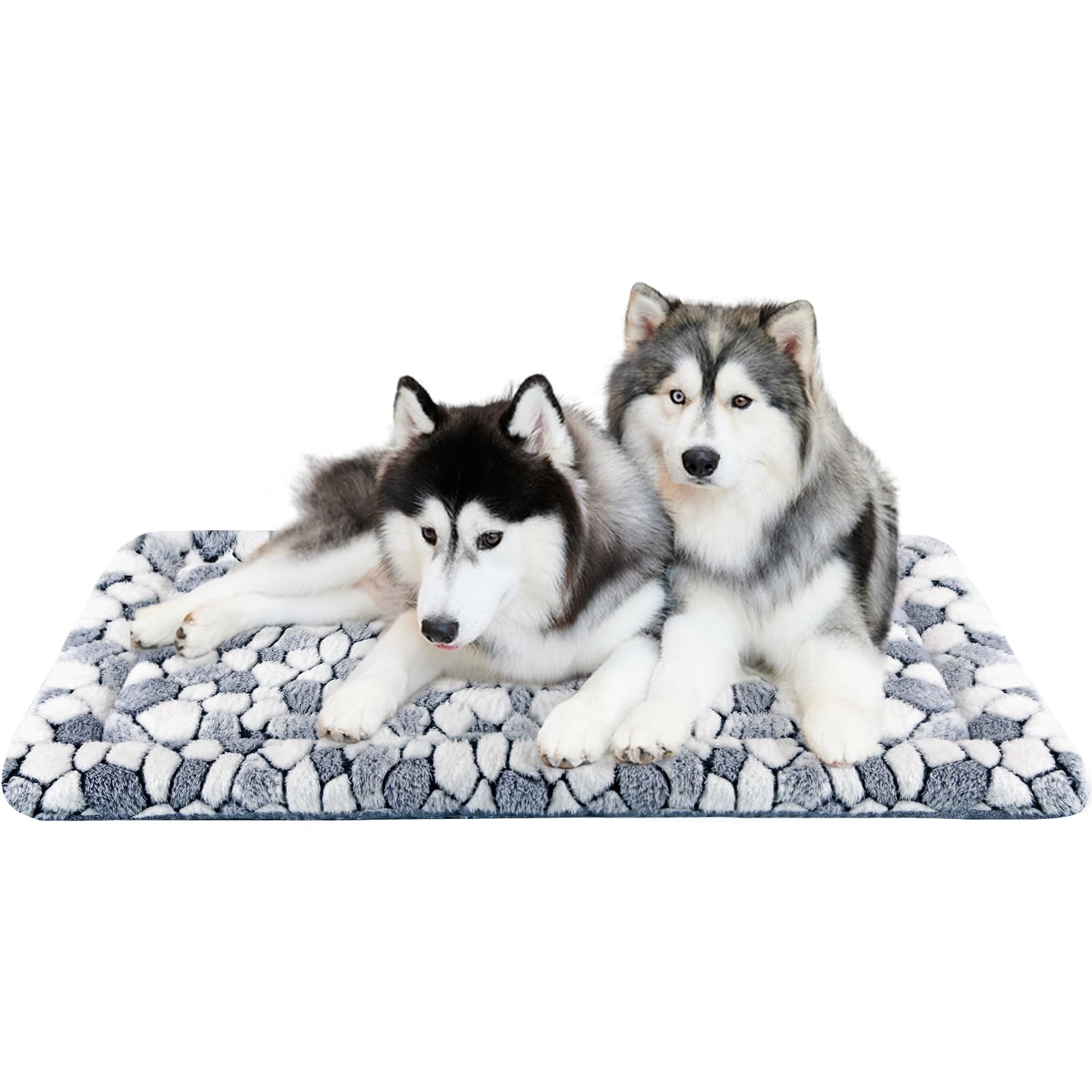 Vankean Stylish Dog Crate Pad Bed Mat Reversible (Warm & Cool), Soft Pet Sleeping Mat Dog Bed For Crate Suitable For Small To Xx