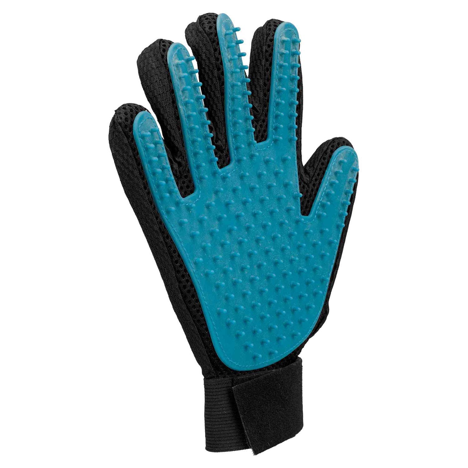 Trixie Fur Care Massage Gloves For Dogs, Grooms Your Pet While You Pet Them, Detangles And Removes Loose Hair, Gives Coat Silky 