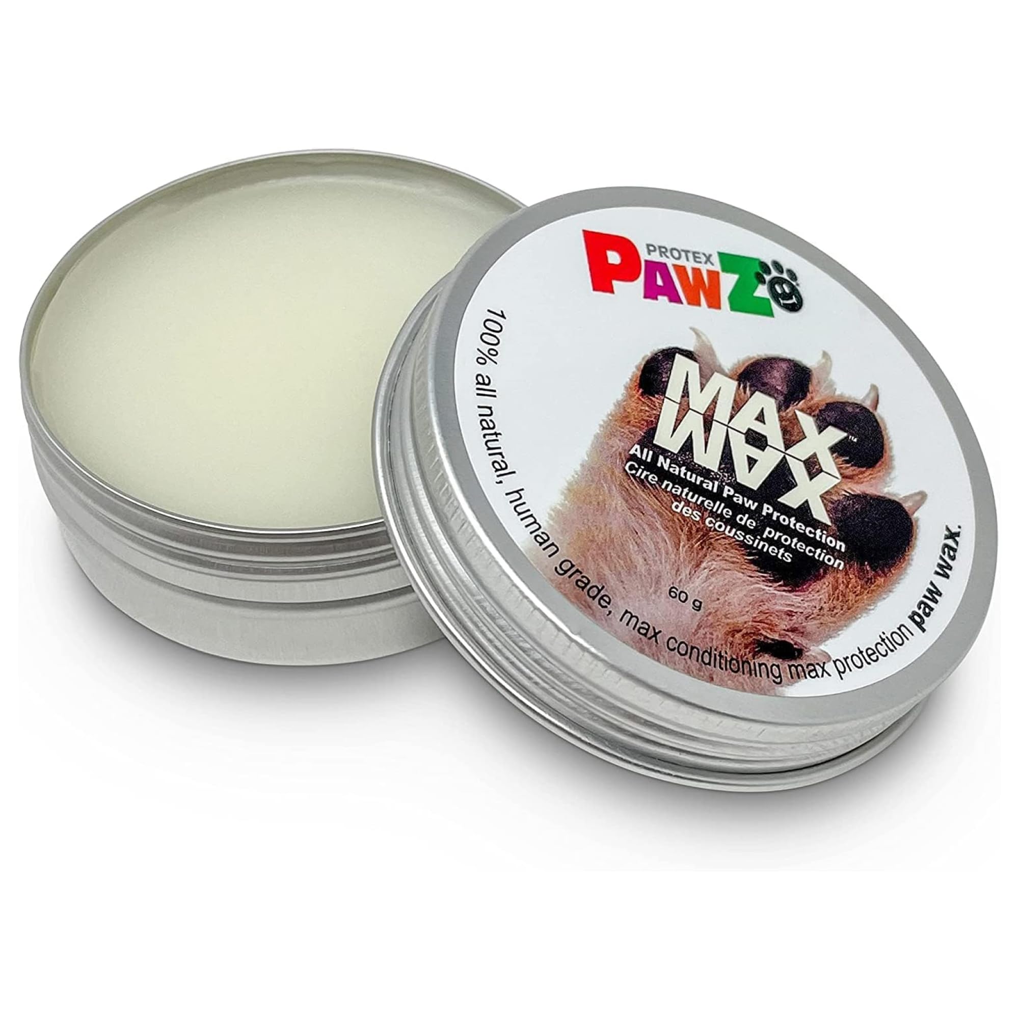 Maxwax Dog Paw Balm - 100% All Natural Paw Balm For Dogs - Lick Safe - Paw Soother For Puppies And Adult Dogs - Wax For Dog Paw