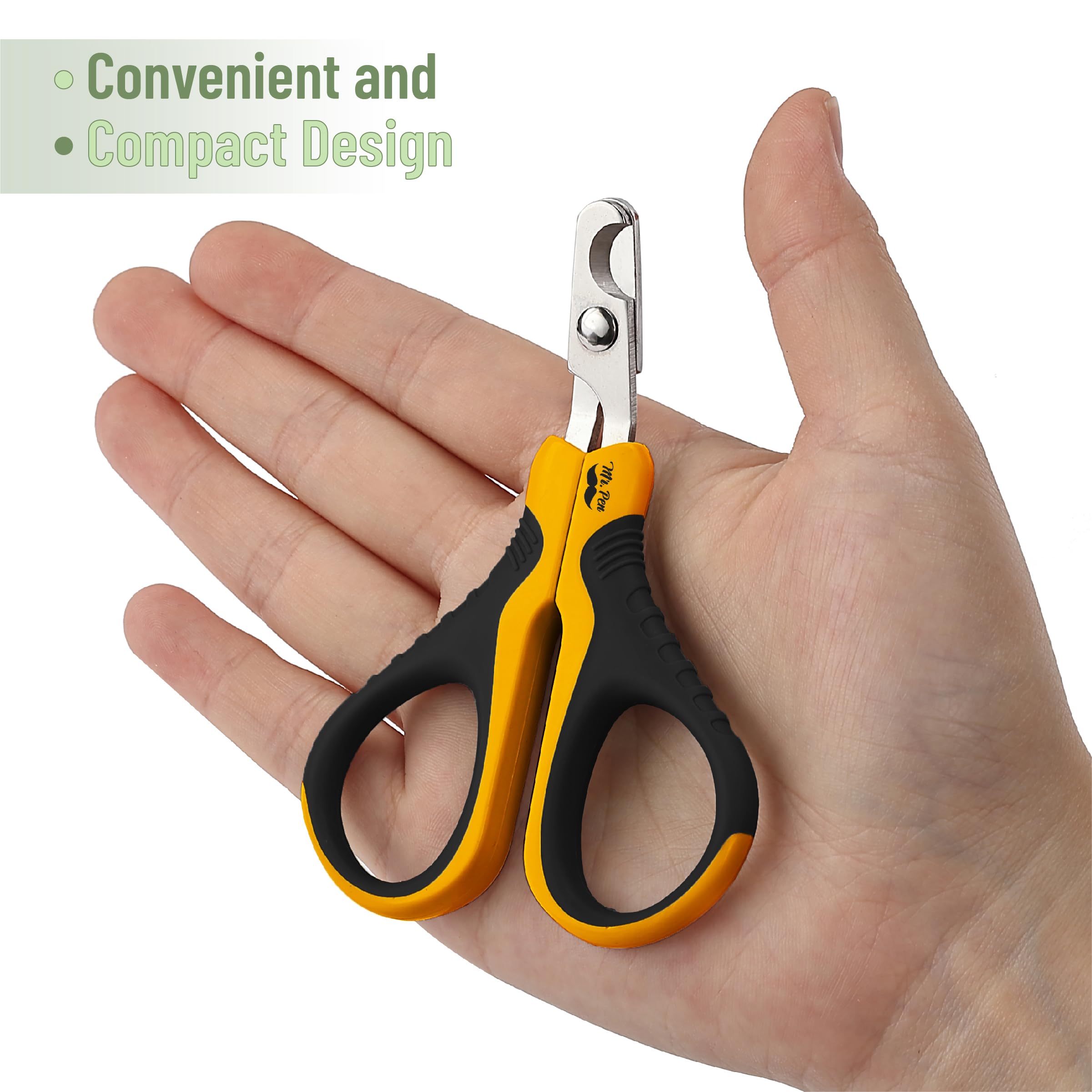 Mr. Pen- Cat Nail Clipper, Cat Nail Trimmer, Cat Nail Clippers, Cat Claw Clippers, Cat Clippers For Nails, Pet Nail Clippers, Kitten Nail Clipper Small Dog Nail Clipper, Cat Claw Trimmer, Orange/Black