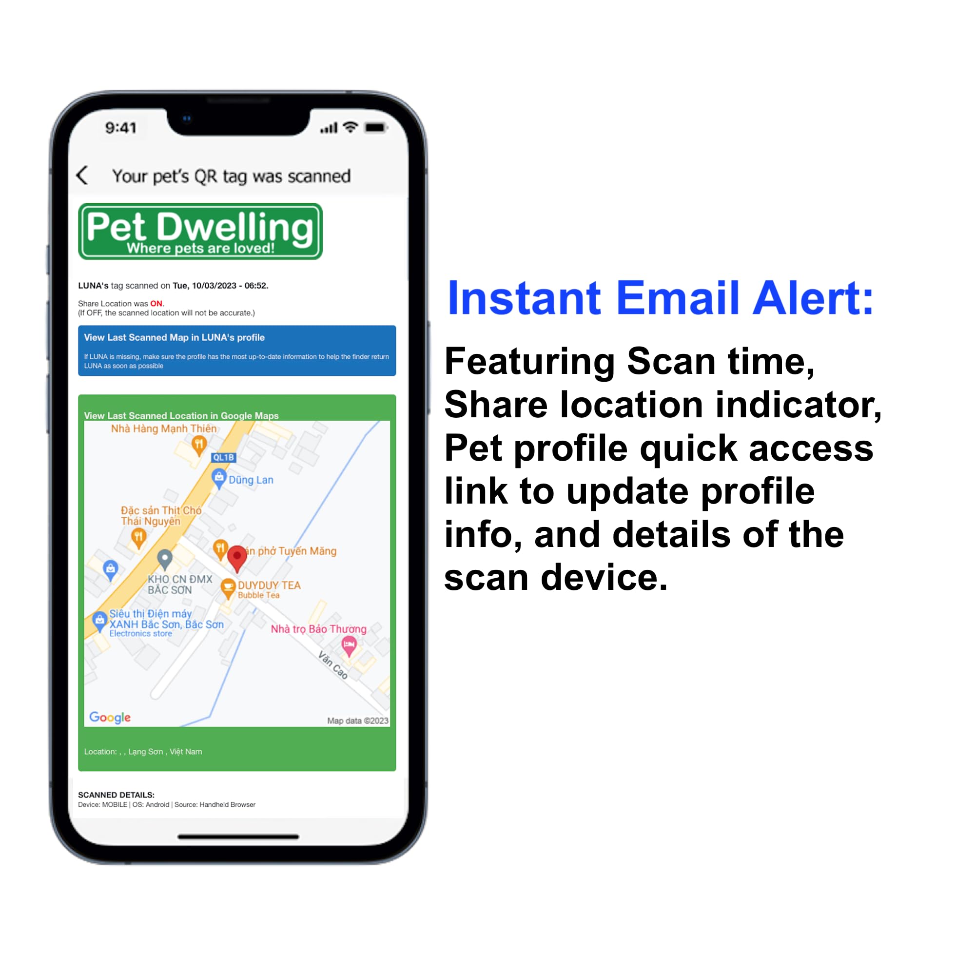 Pet Dwelling Soccer Qr Code Pet Id Tags - Dog Tags And Cat Tags: Instant Online Profile Access And Scan Location Email Alerts