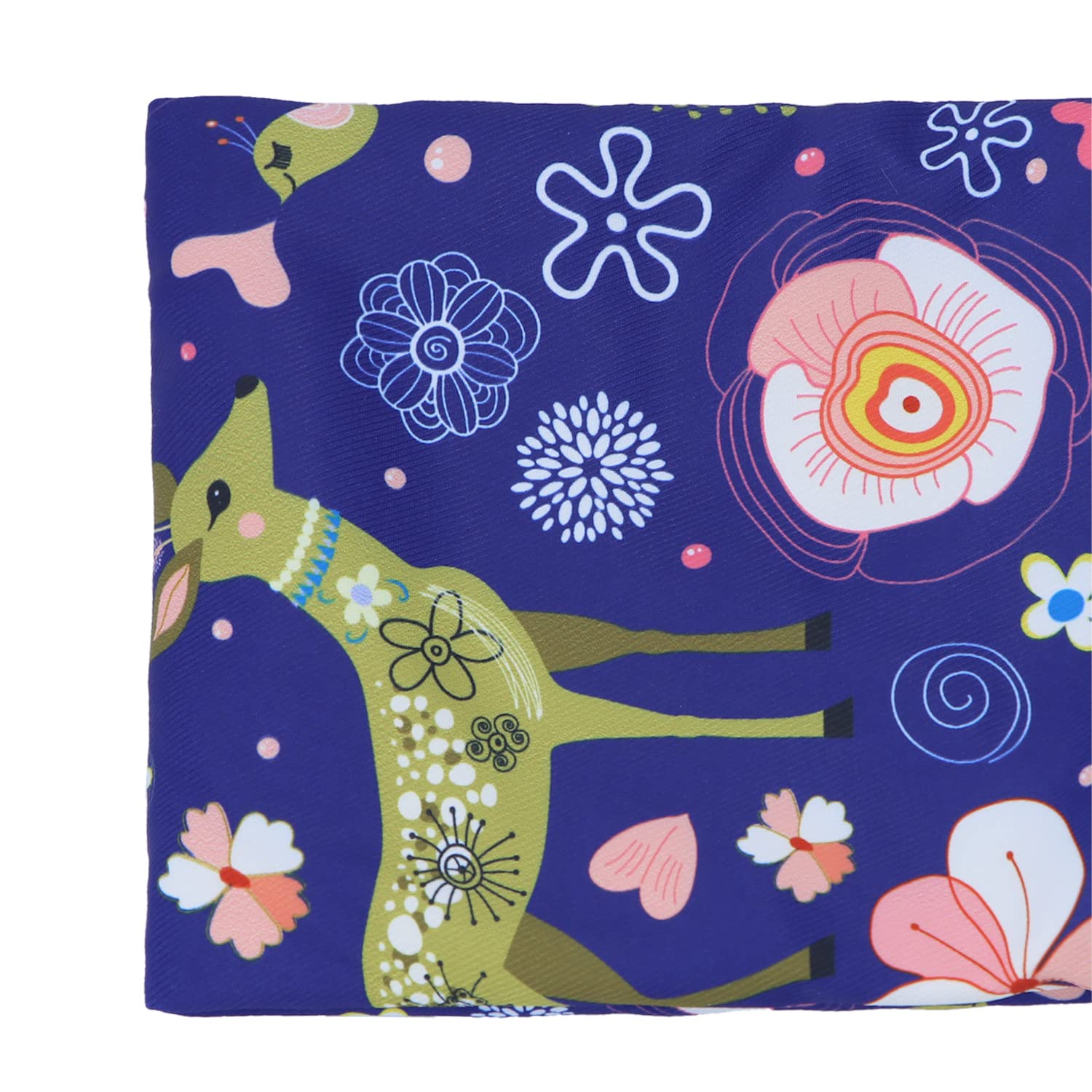 Wontee Small Pet Sleeping Pouch Sleep Bag Warm Bed Hideout For Hamsters Hedgehogs Sugar Gliders Squirrels (M, Blue Elk)
