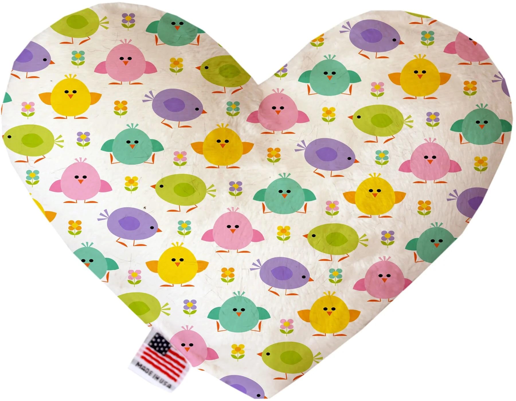 Pet and Dog Plush Heart or Bone Toy, "Easter Group" (Available in different sizes, and 10 different pattern options!) Dapper Rabbits 8" Plush Heart