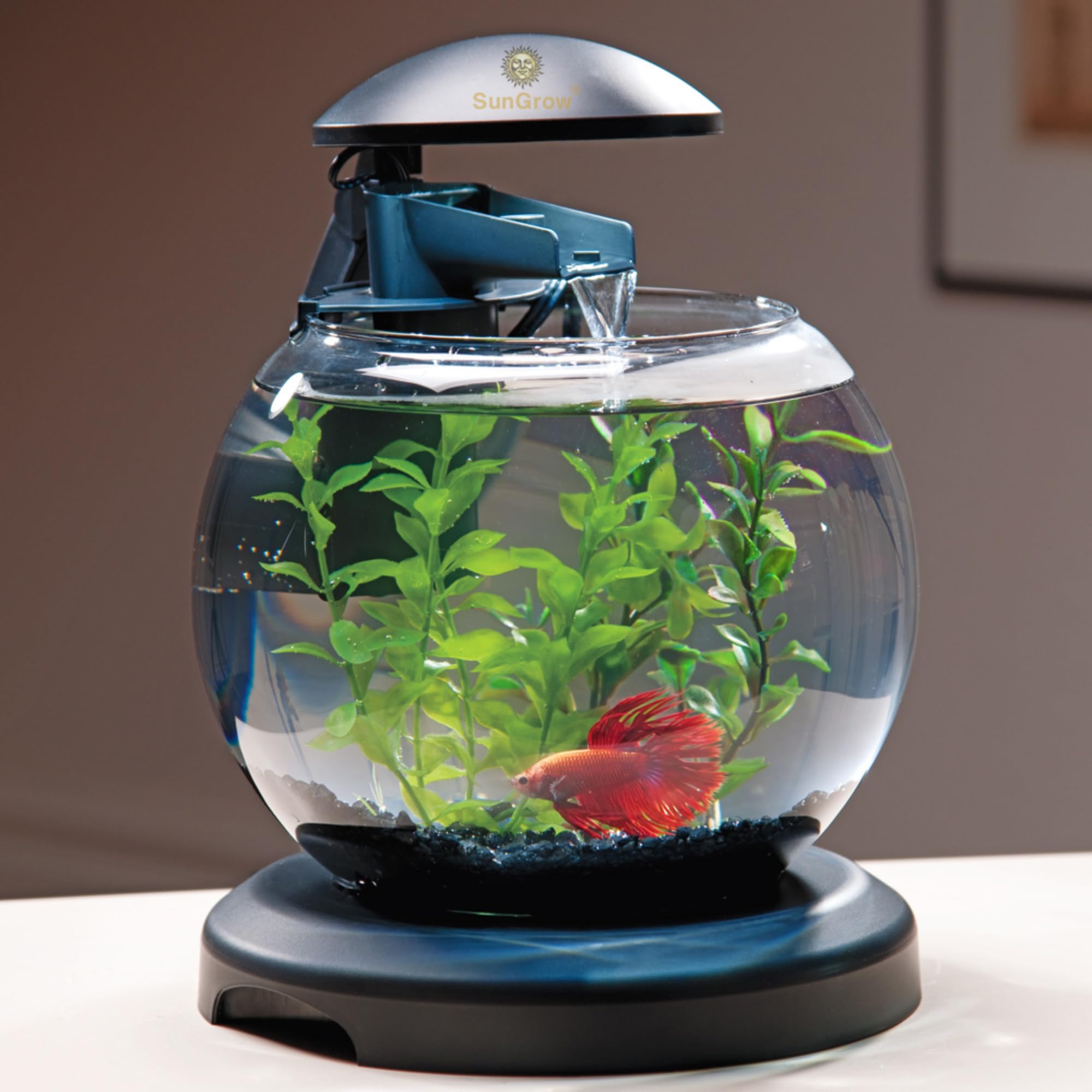 Sungrow Plastic Aquarium Plant Set, Resin Aquarium Decor, Tall Artificial Aquarium Fake Plants, Fish Tank Decorations For Tropic