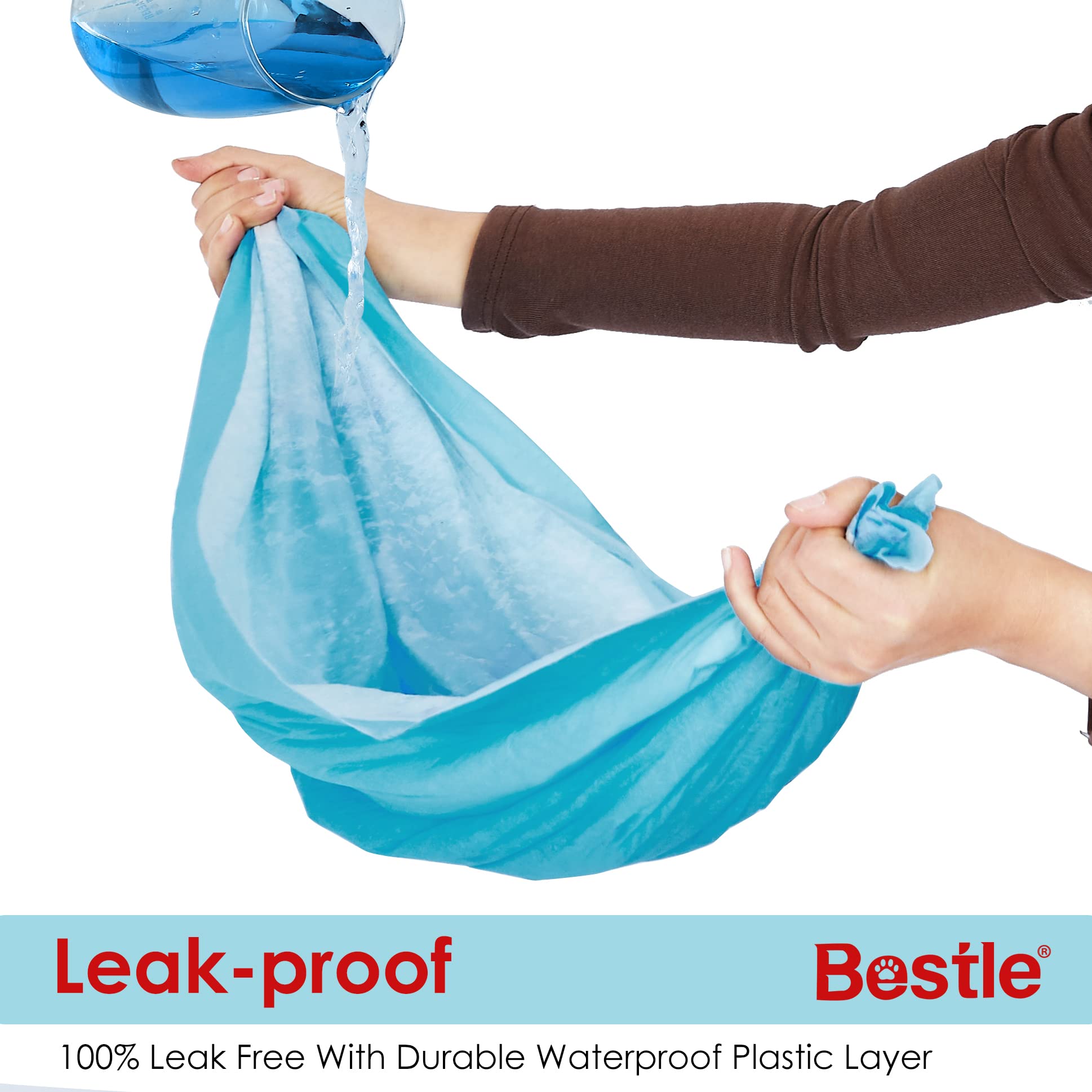 Bestle Extra Large Pet Training And Puppy Pads Pee Pads For Dogs 28''X34'' -18 Count Super Absorbent & Leak-Proof