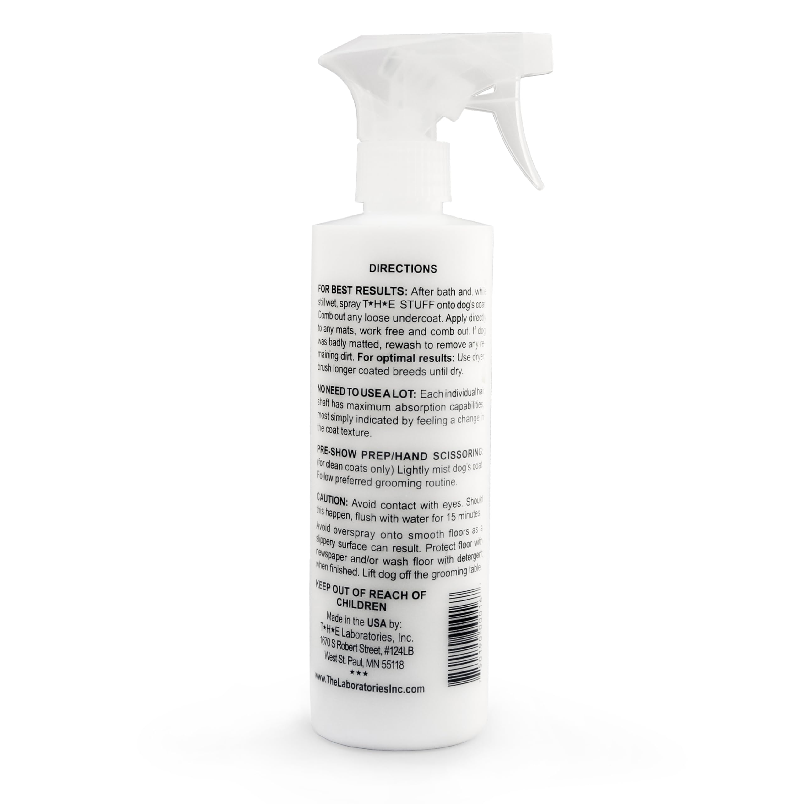 THE Stuff Leave-In Dog Conditioner & Detangler Spray, 16oz - Ideal for Managing Matted Hair, Top Rated Dog Grooming Solution