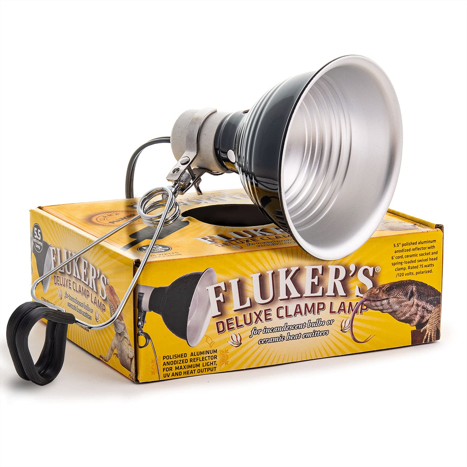 Flukers Clamp Lamp with Switch