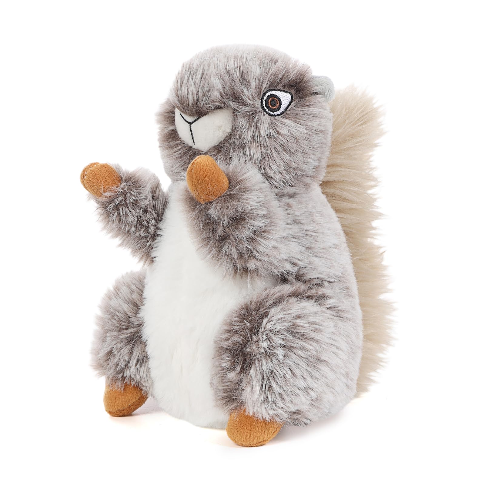 Dododola Dog Toys Plush Squirrel Dog Toy Stuffed Animals Chew Toy Soft Squeaky Dog Gift Toys For Small Medium Big Large Dogs Pet