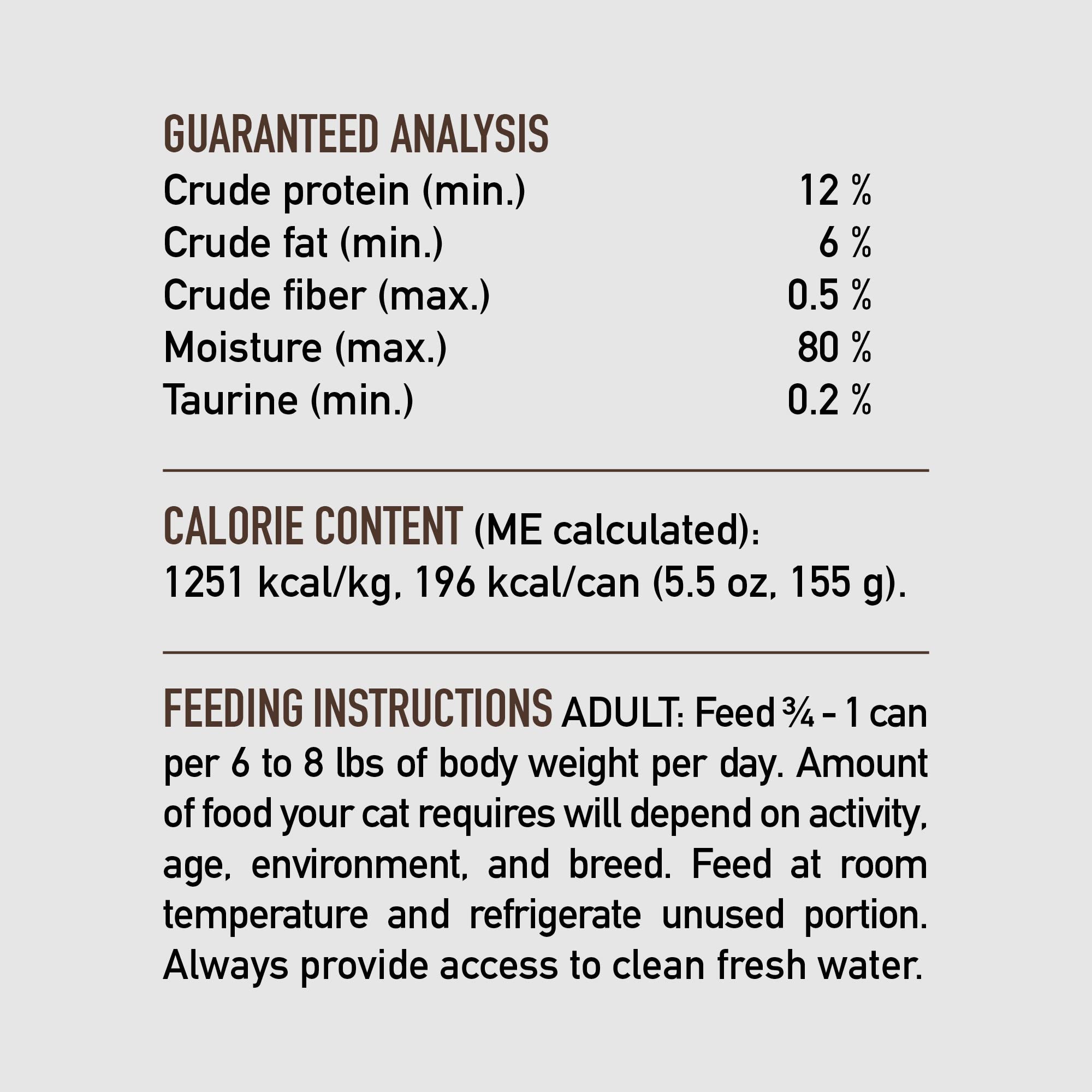 ORIJEN Adult Wet Cat Food, Grain Free Regional RED Entree in Bone Broth, WholePrey Ingredients, 5.5oz (Case of 12)