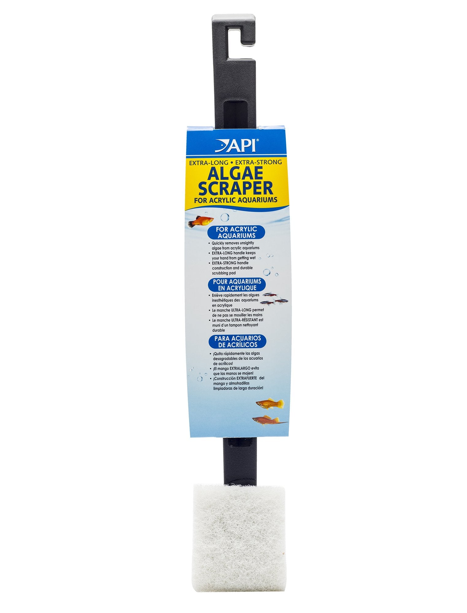 Api Algae Scraper For Acrylic Aquariums 1-Count Container
