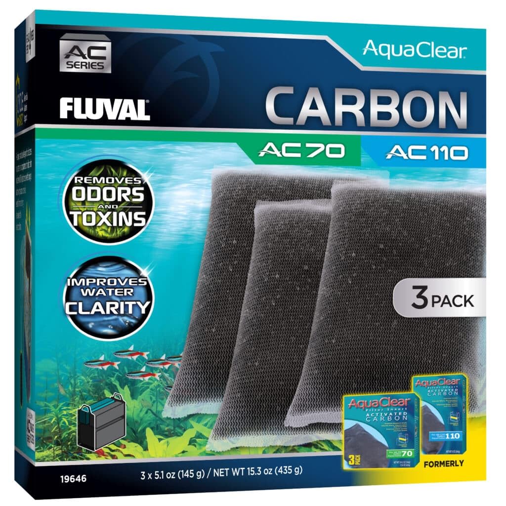 Carbon for AC70/AC110 Power Filter, 15.3 oz / 435 g, 3-Pack - Fluval USA (fluvalaquatics.com)