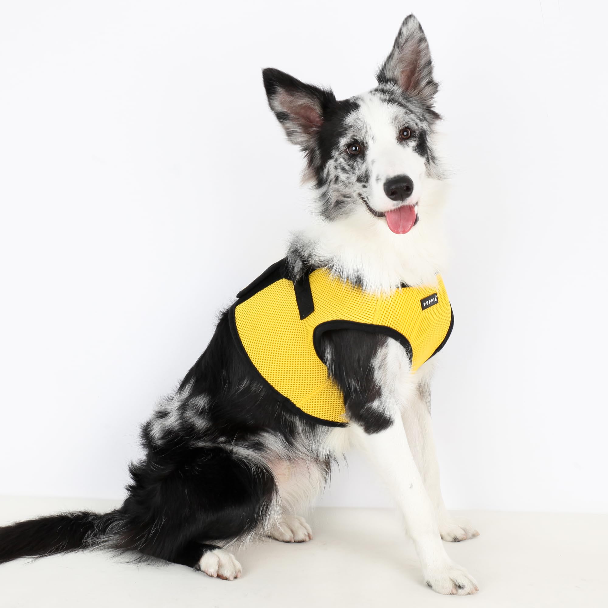 PUPPIA International Harness Soft B Vest, X-Large, Yellow