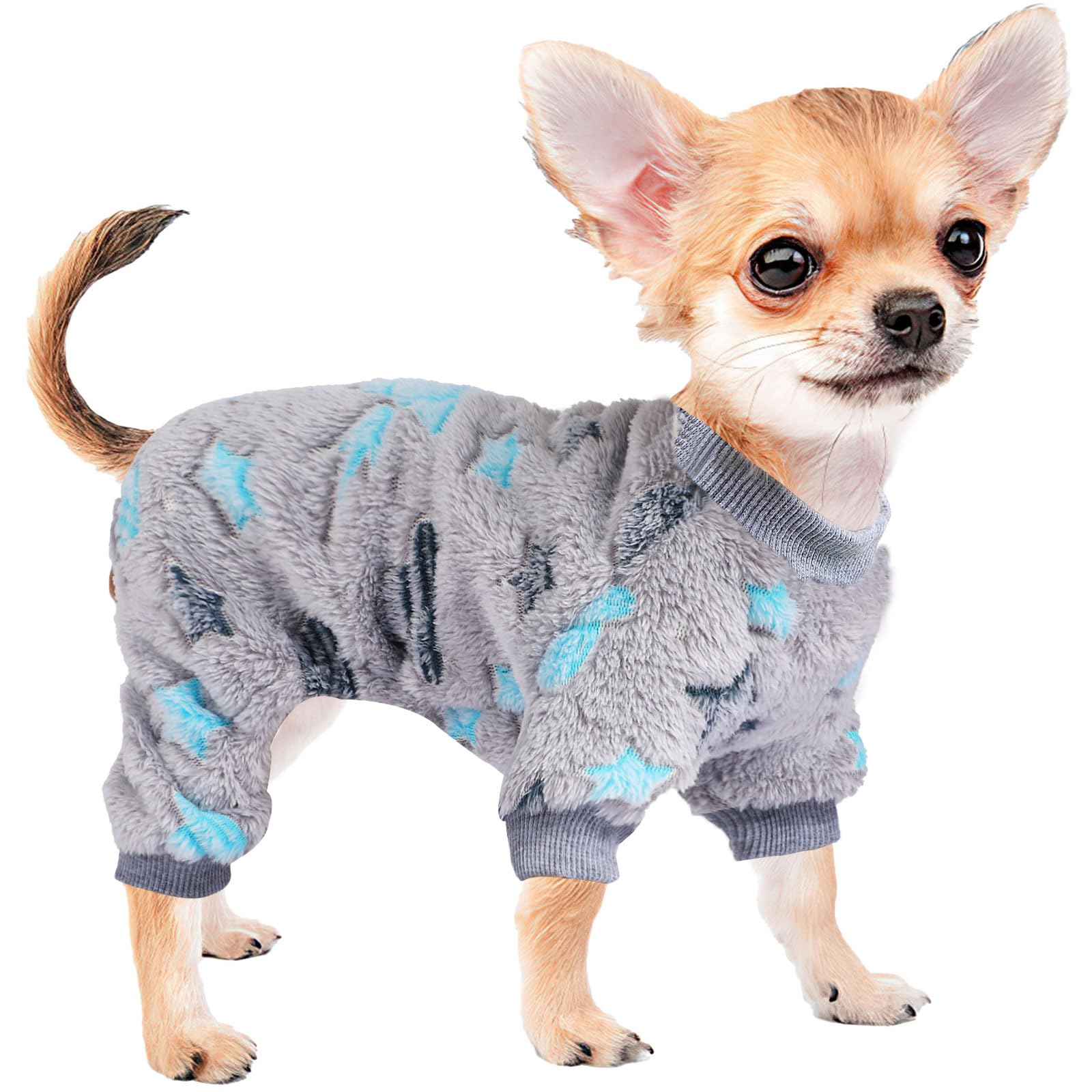 Dog Pajamas For Small Dogs, Chihuahua Pajamas, Puppy Clothes, Extra Small Puppy Pjs, Soft Pet Onesies,Dog Shirts Chihuahua Yorkie Teacup Cat Clothing (Coconut Tree, Small)