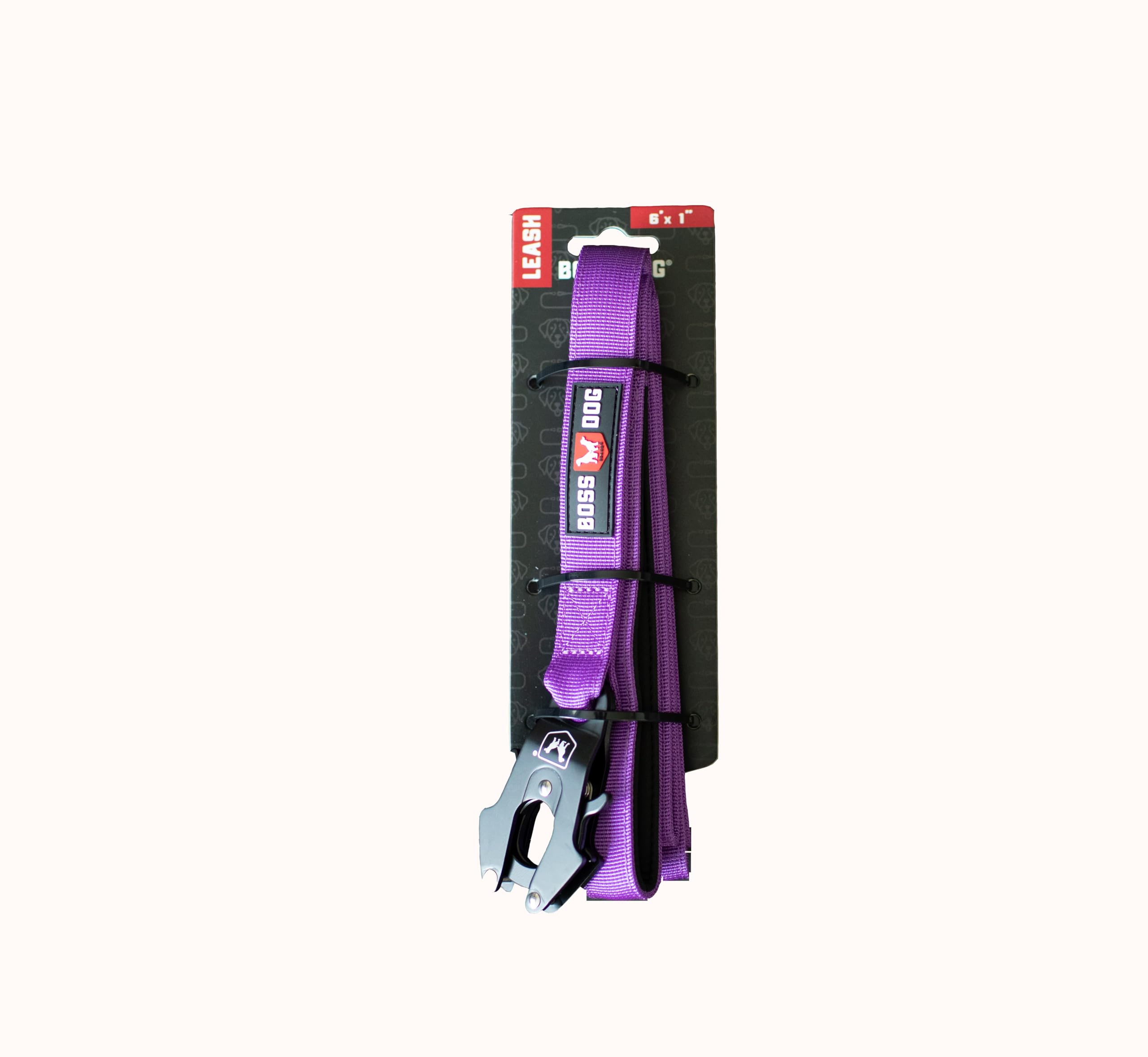 Boss Dog Tactical Leash, Purple, 6 Ft