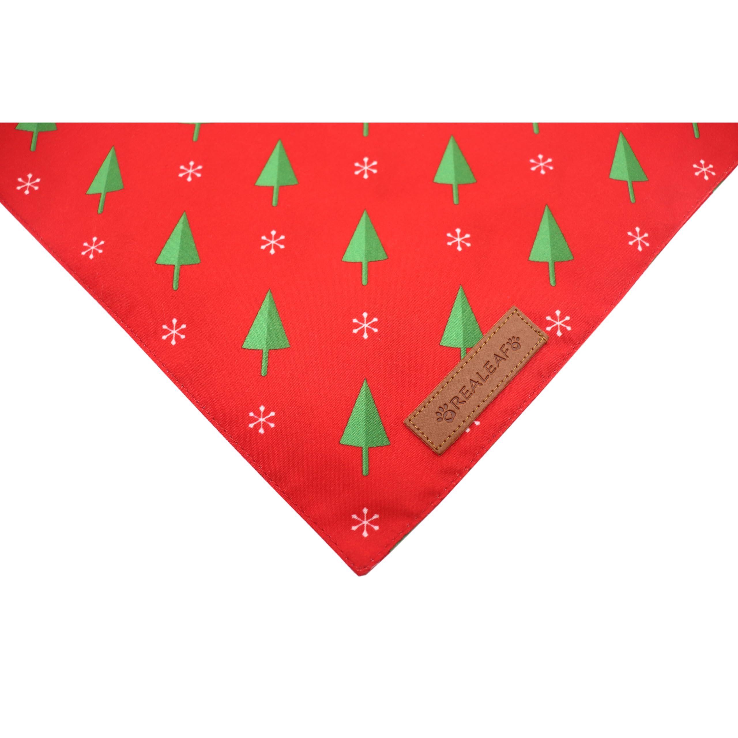 Realeaf Fathers Day Dog Bandanas 2 Pack, Reversible I Love My Dad Pet Scarf for Boy and Girl, Premium Durable Fabric, Bandana for Small Medium Large and Extra Large Dogs (Large) -Like New