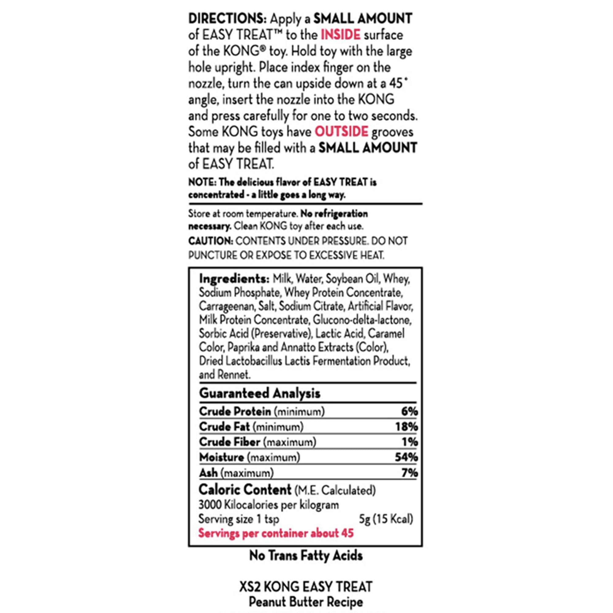 KONG - Easy Treat - Dog Treat Paste - Bacon and Cheese - 8 Ounce (Best Used Classic Rubber Toys) - 2 Pack
