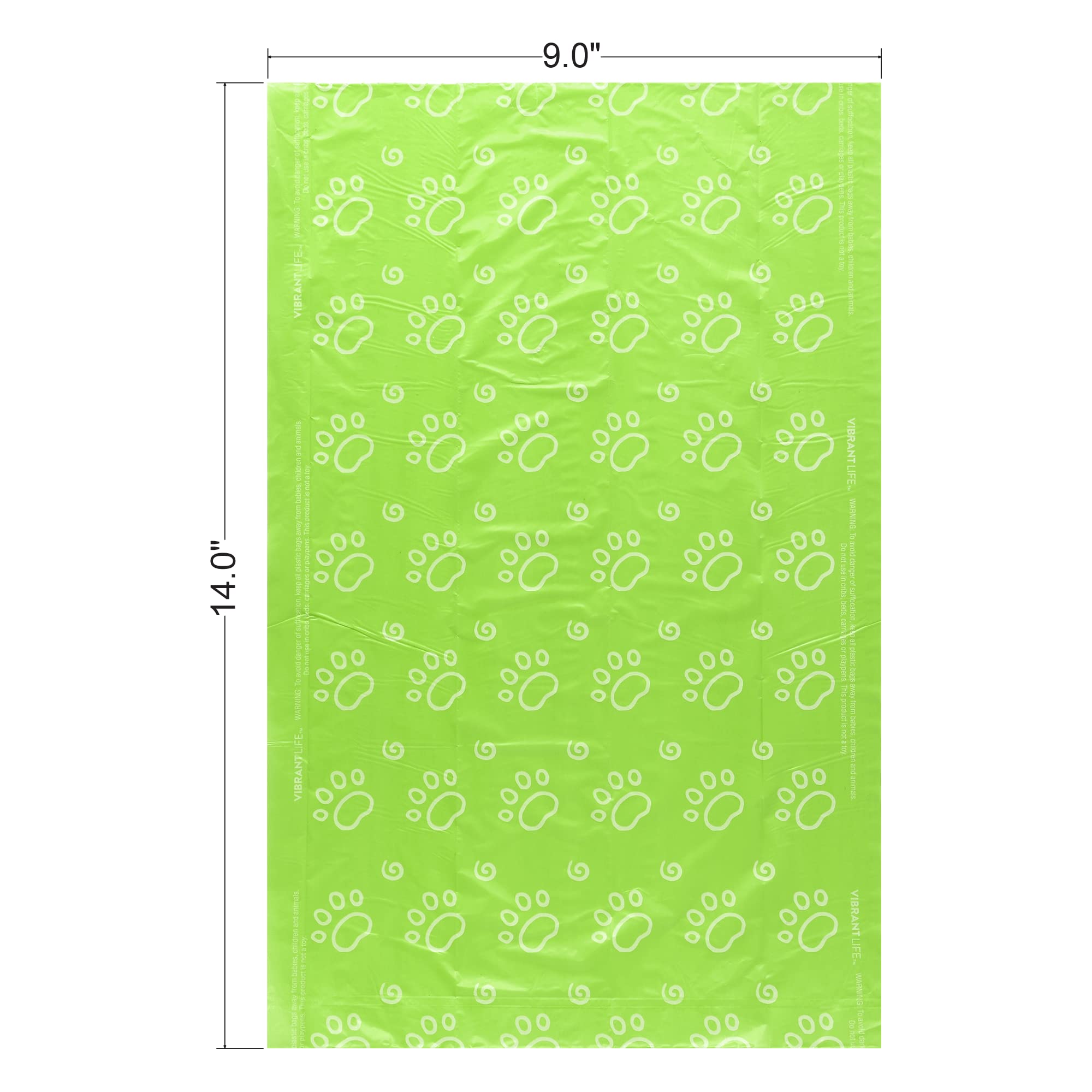 Vibrant Life 120 Pet Waste Bags | 4-Colors | Fresh Scented | Durable Leak-Proof