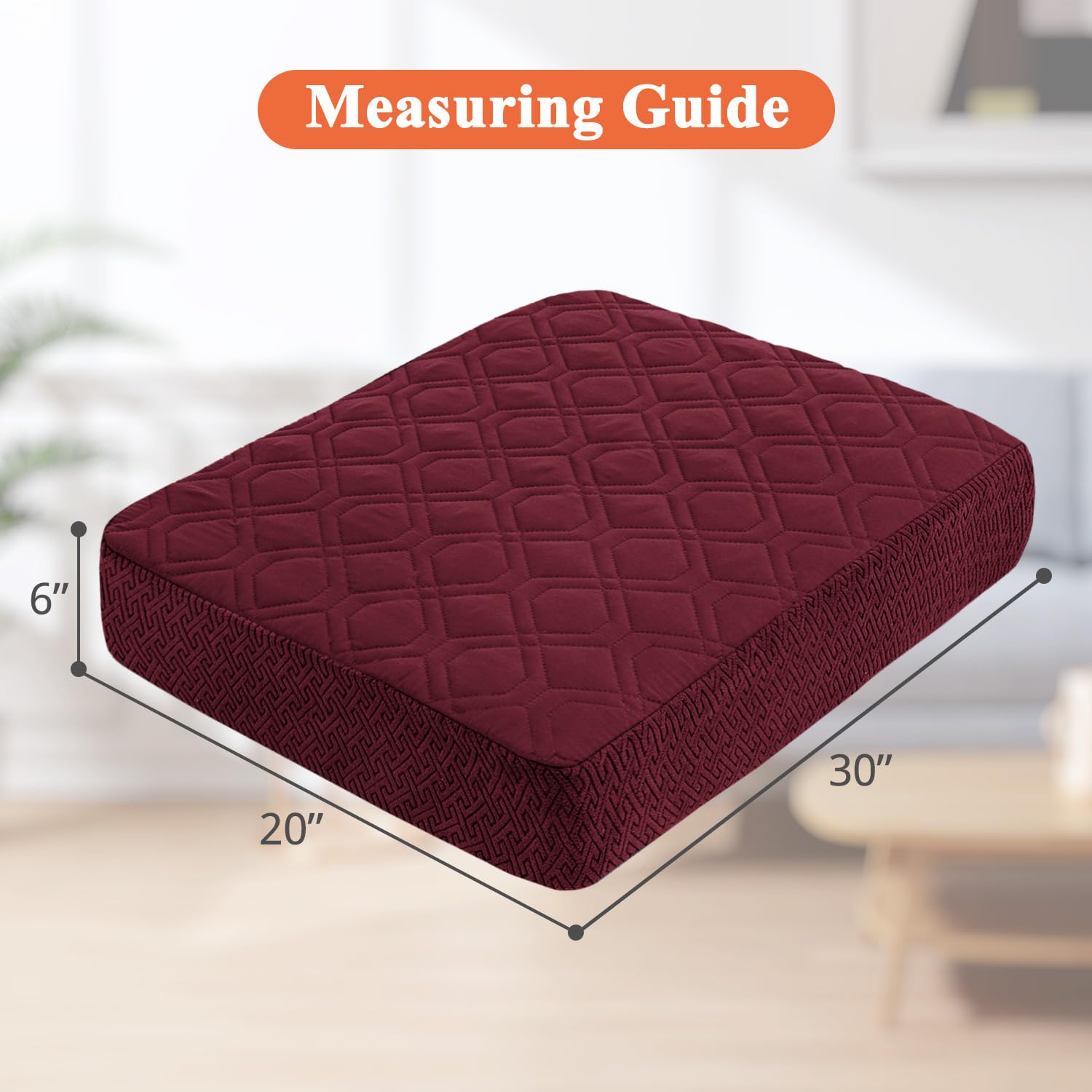 Dog Bed Covers Only - Waterproof Dog Bed Covers Quilted, Replacement Washable Pet Puppy Bed Cover For Dog Cat, Cushion Cover 30L
