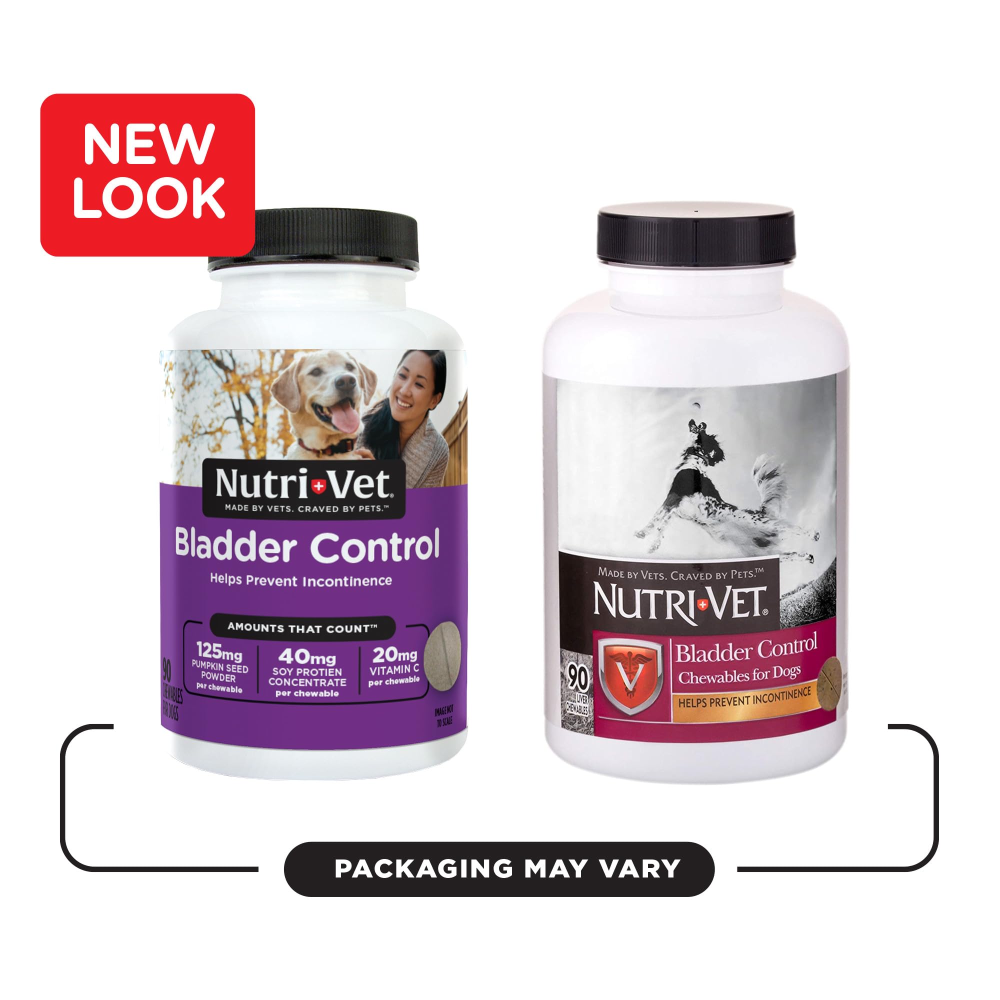 Nutri-Vet Bladder Control|Dog Bladder Control Supplement|Reduce Urinary Incontinence & Facilitate Bladder Emptying|90 Chewable T