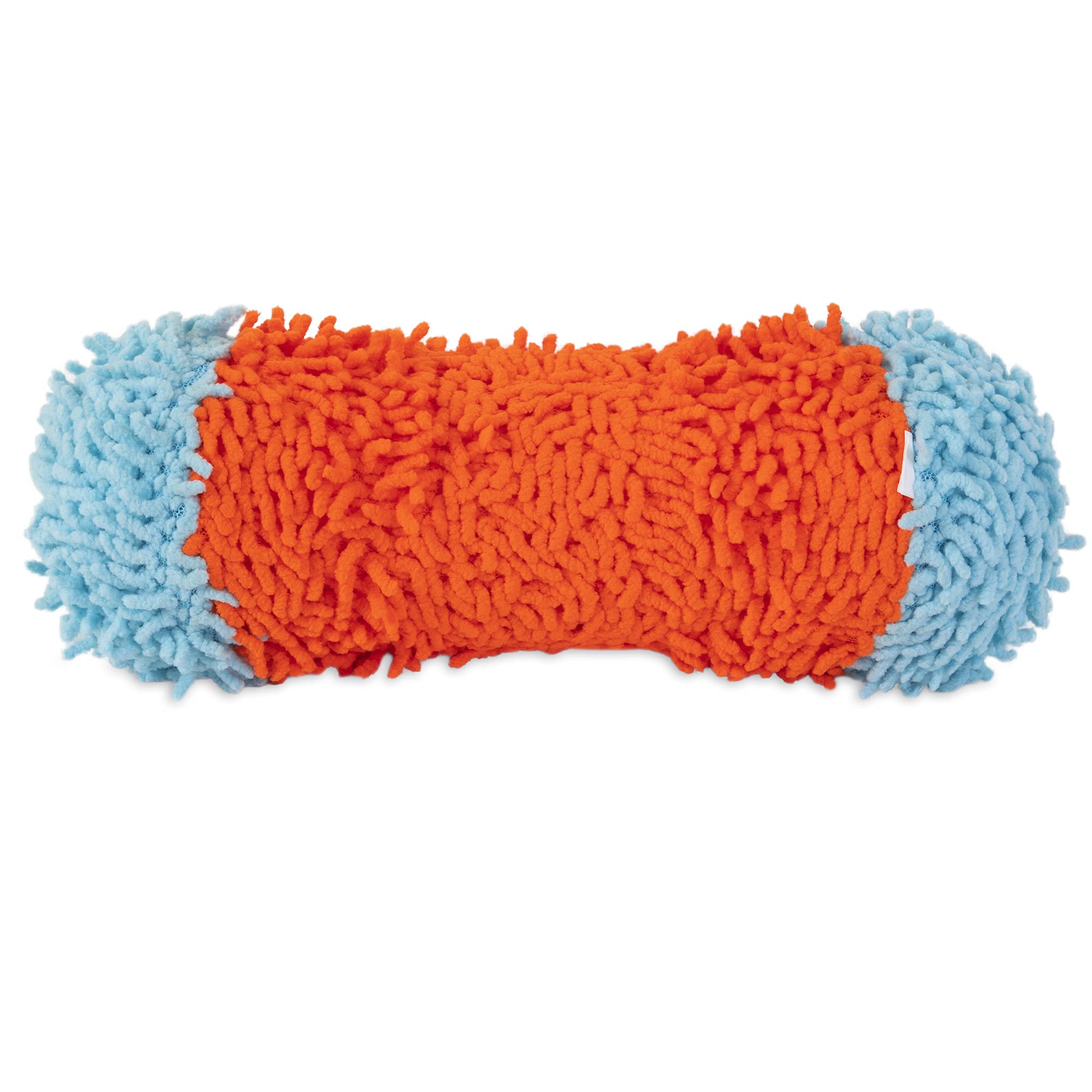 Chuckit! Indoor Fetch Tumble Bumper Dog Toy (8.5 Inch), Orange and Blue