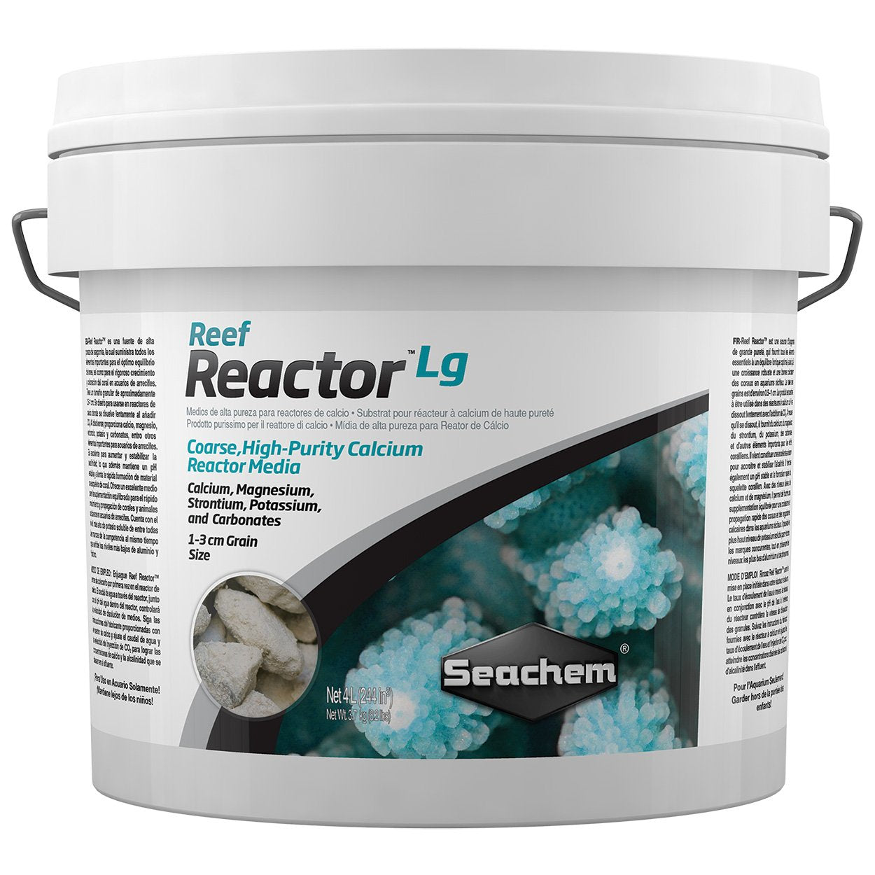Seachem 28665 Large Reef Reactor Gray 4 Liters