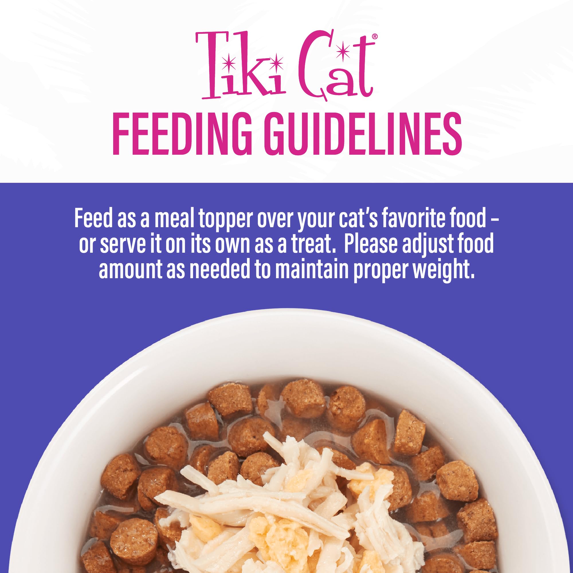 Tiki Cat Born Carnivore Complements Wet Cat Food Topper, Chicken & Egg 2.1 oz. Pouch (12 Count)