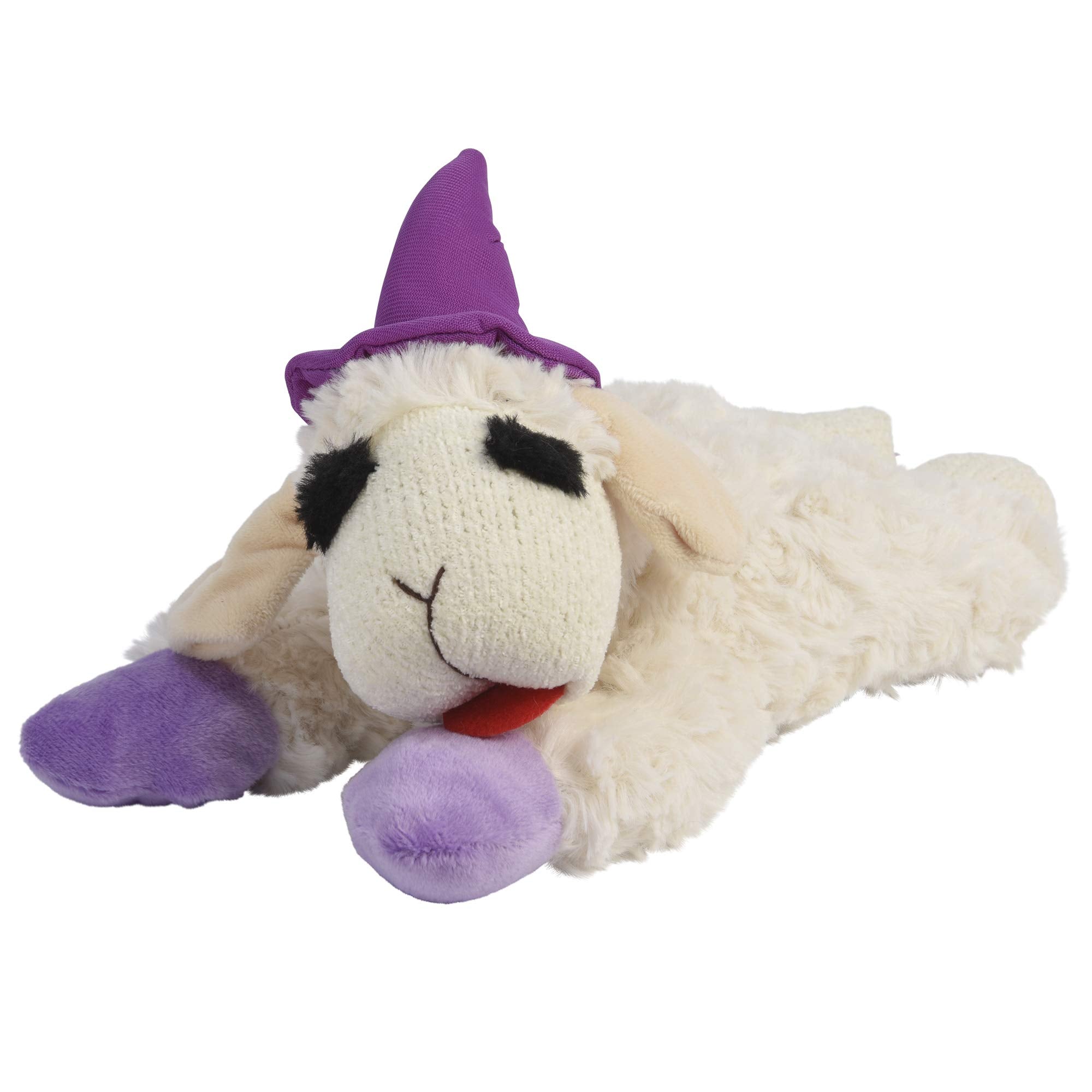 Multipet Lamb Chop with Witch Hat 10.5'', White