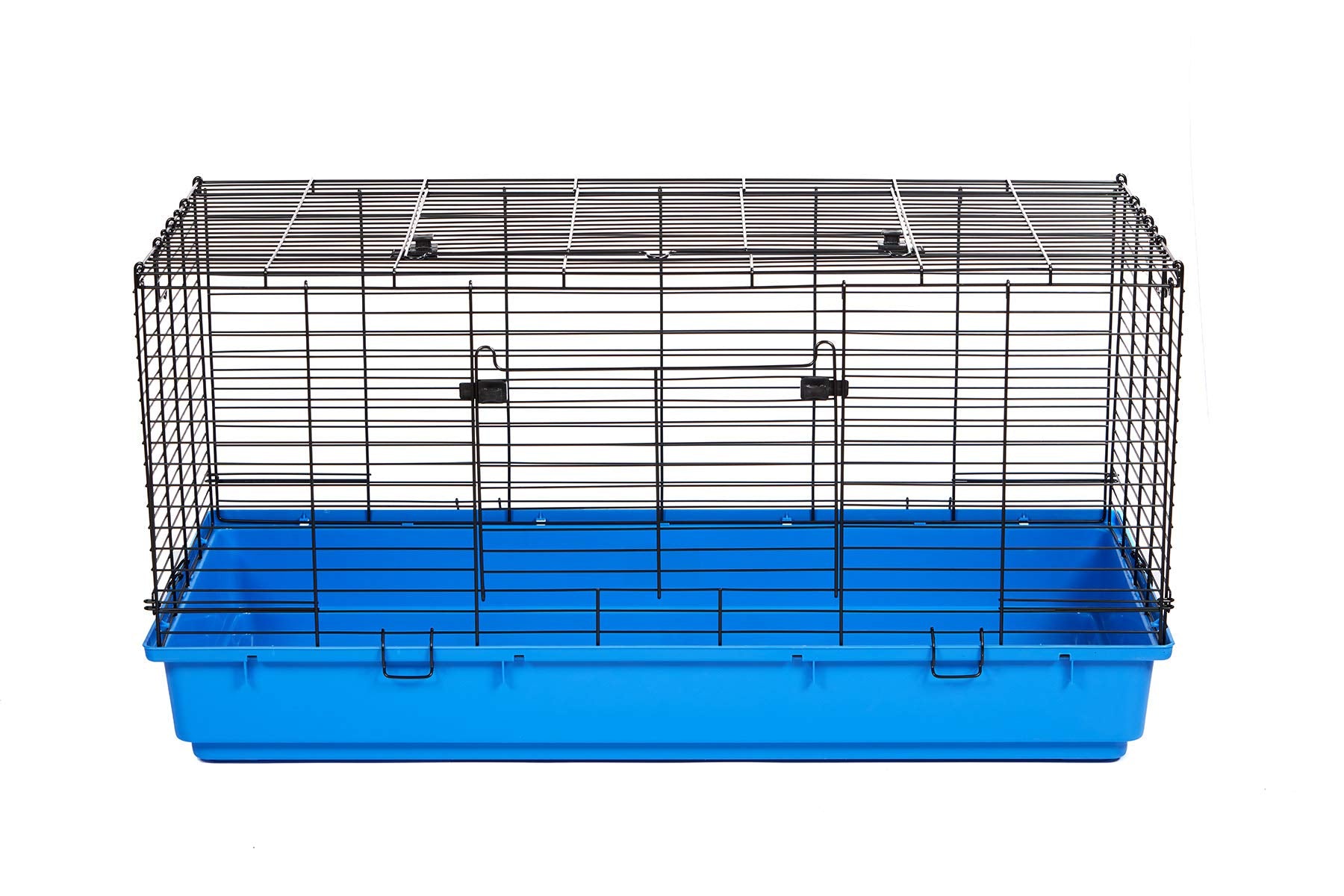 Pet Lodge® Plastic Bottom Rabbit Cage - Easy to Clean, Stackable, Large, Metal, Model 084369150958
