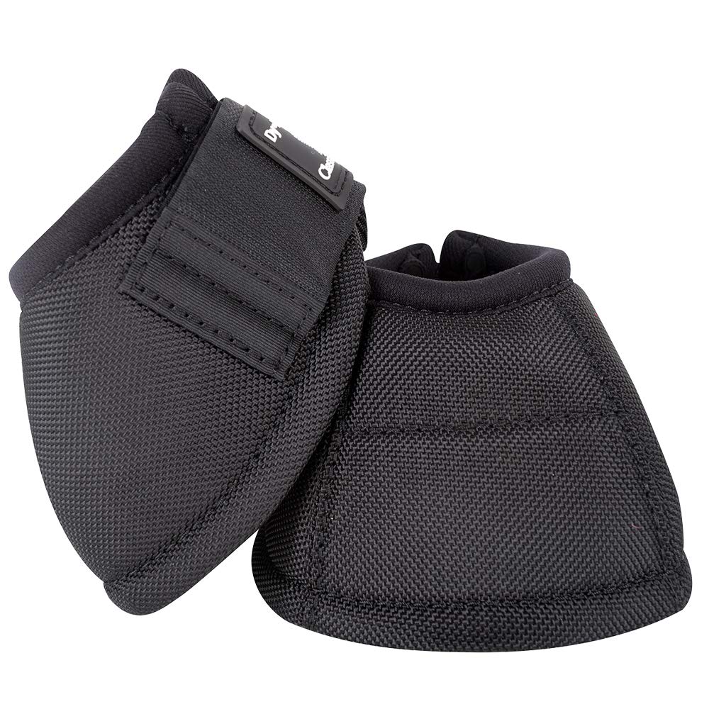 Classic Equine Dyno Turn Bell Boots, Black, X-Large
