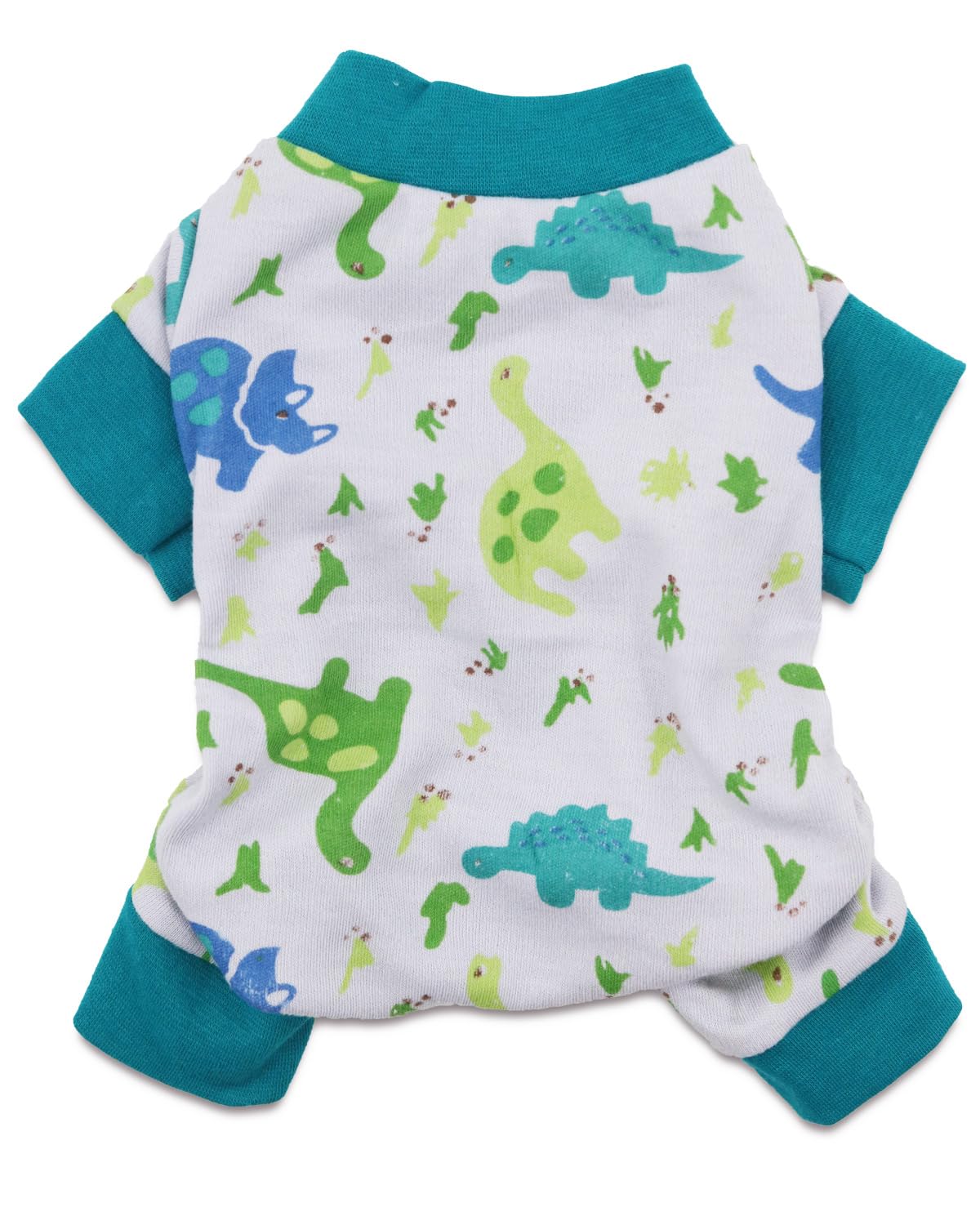 Droolingdog Small Dog Pajamas Dog Pjs For Medium Dogs Doggie Onesie For Small Dogs With Dinosaur Pattern