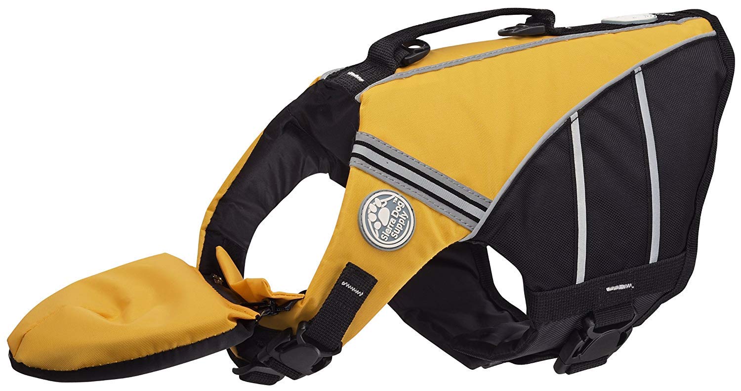 Doggles Dog Flotation Jacket, XXS, Yellow