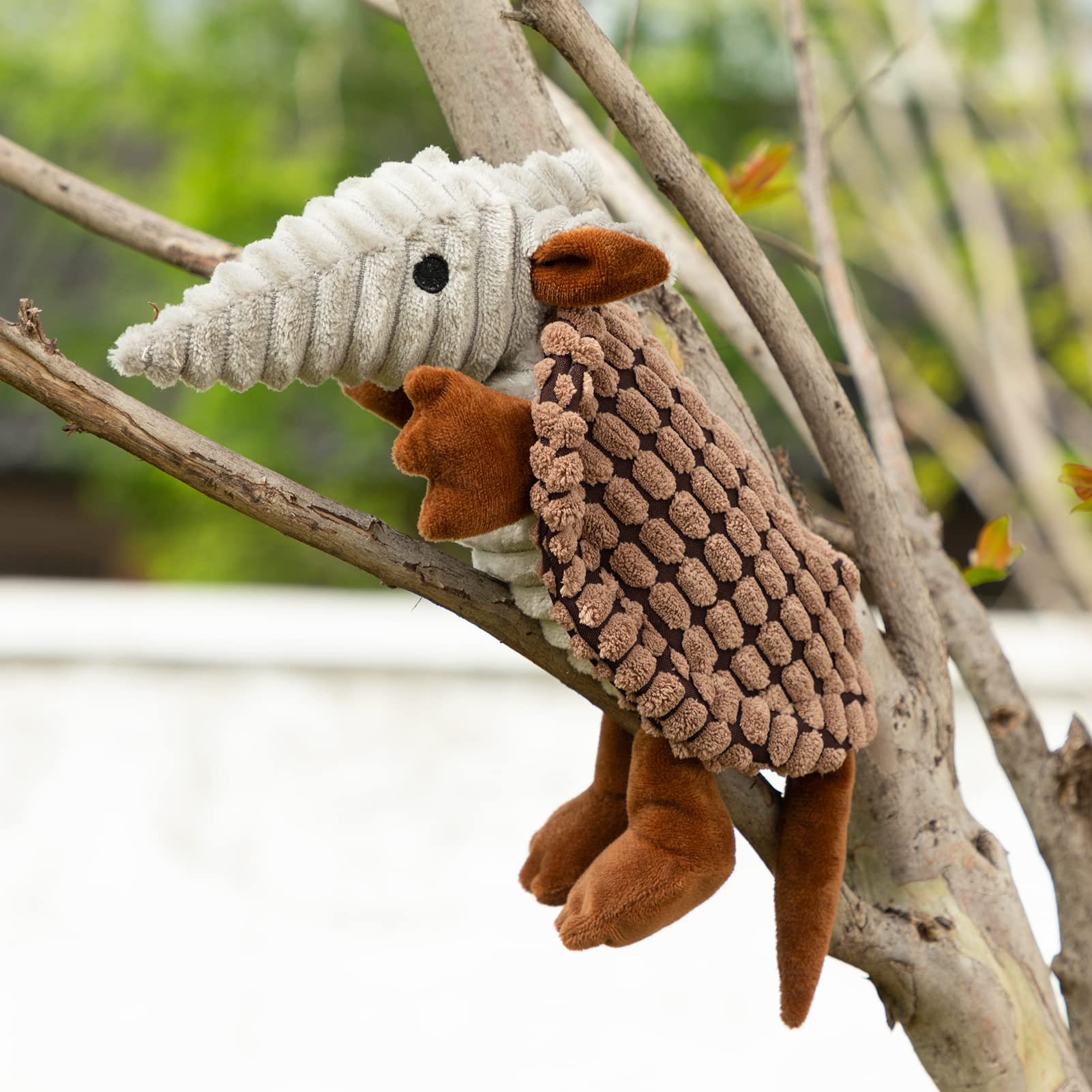 Hollypet Dog Toys-Squeaky Dog Toys-Large Dog Toys-Plush Dog Toys-Big Dog Toys-Stuffed Dog Toys-Durable Dog Toys-Puppy Chew Toys-Dog Chew Toys For Small, Medium, Large Dogs, Brown