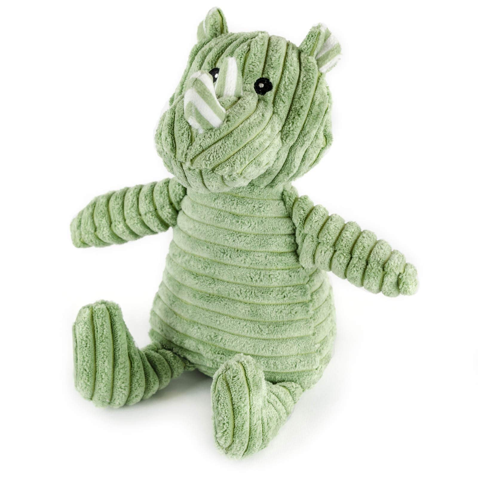 Giftable World Metropawlin Pet Plush Pet Toy Striped Corduroy With Squeaker And Crinkle Ears Dog Chew Toy