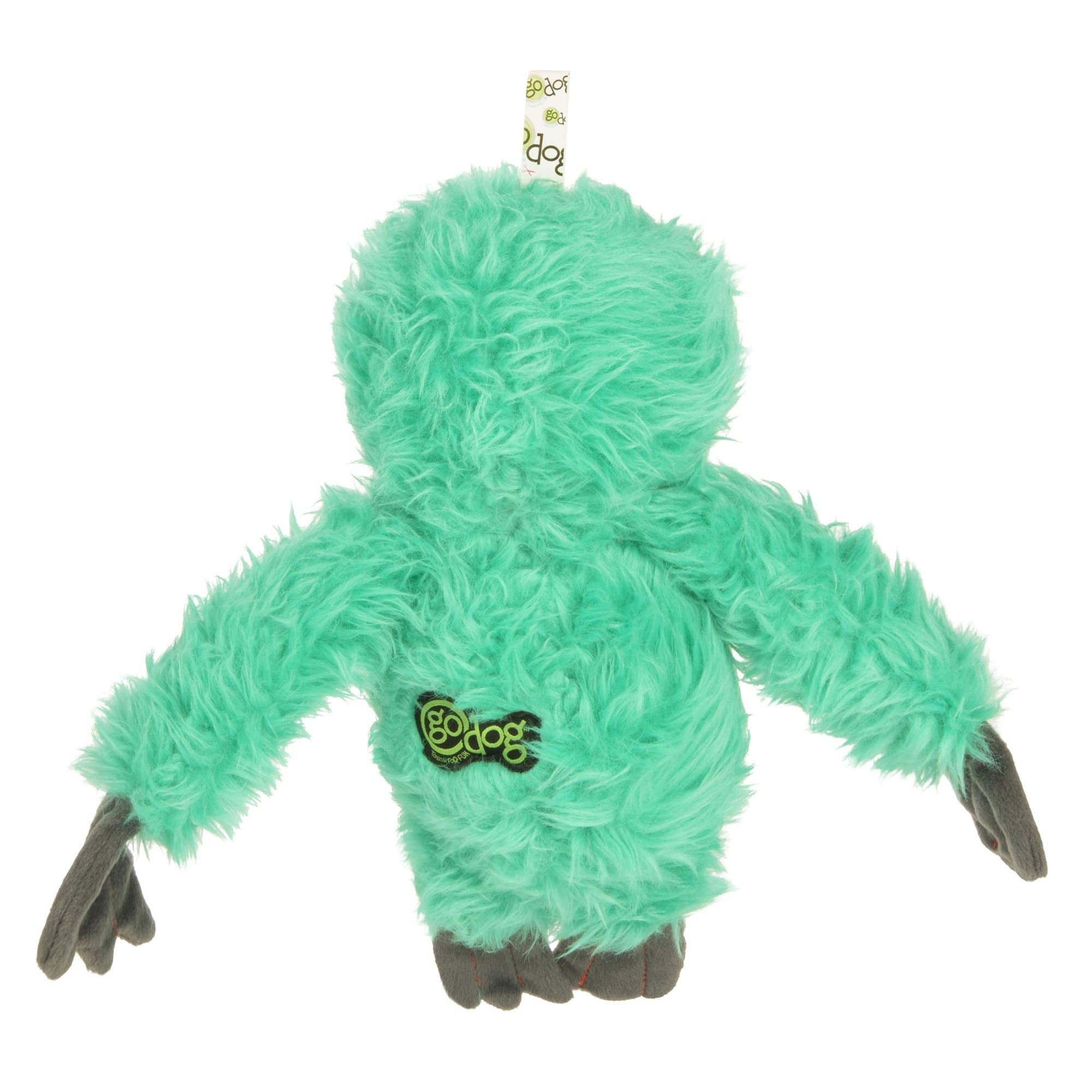 Godog Plush Dog Toy Teal, One Size