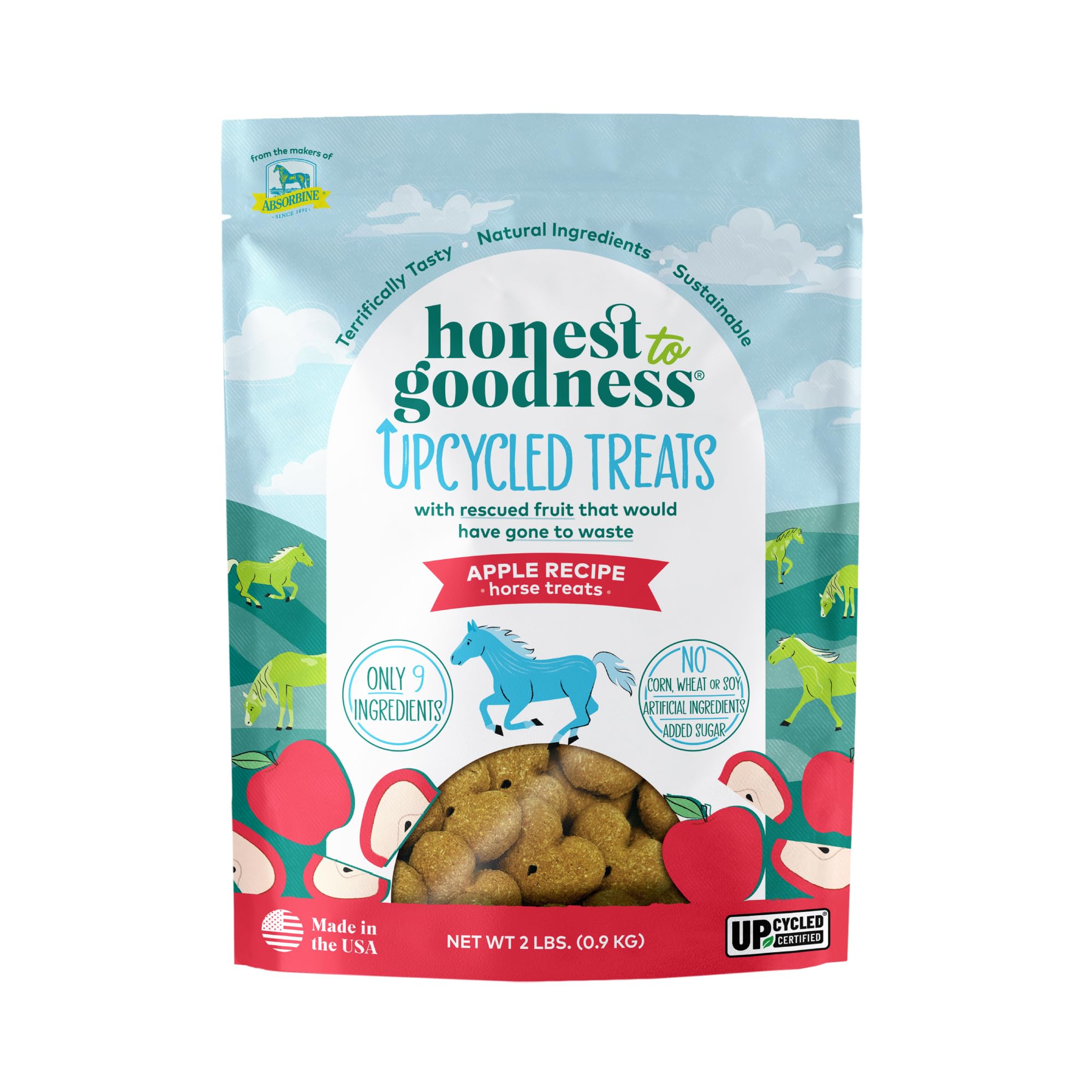 Honest to Goodness Upcycled Horse Treats, Apple 2lb