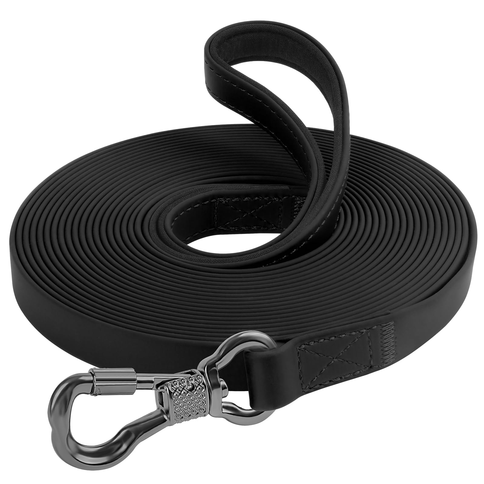Xiaz Waterproof Long Dog Leash 30 Feet, Training Long Line Lead For Large Medium Small Dogs Outside Walking, Playing, Camping, O