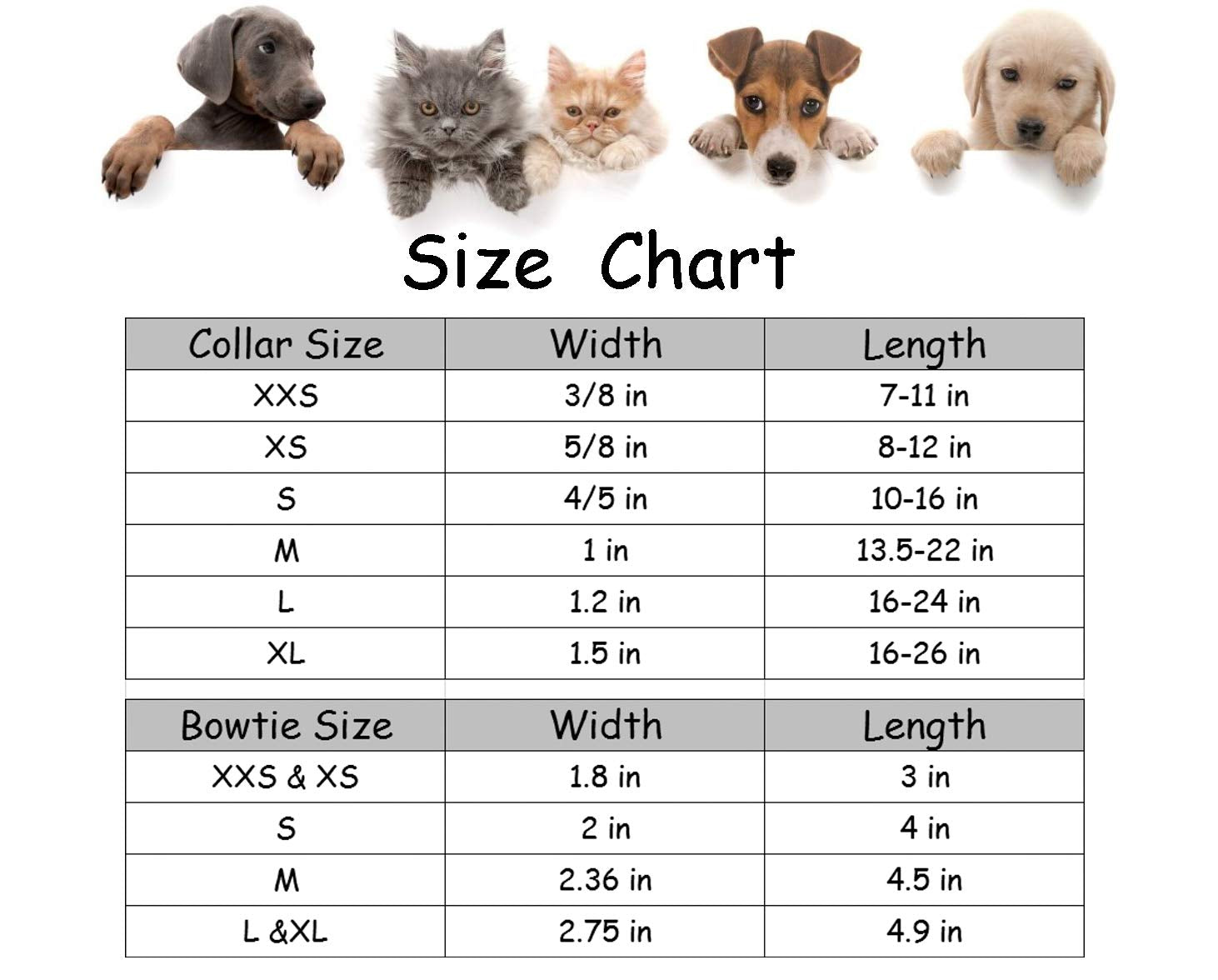 Lionet Paws Christmas Dog And Cat Collar With Bowtie,Soft And Comfortable,Adjustable Collar